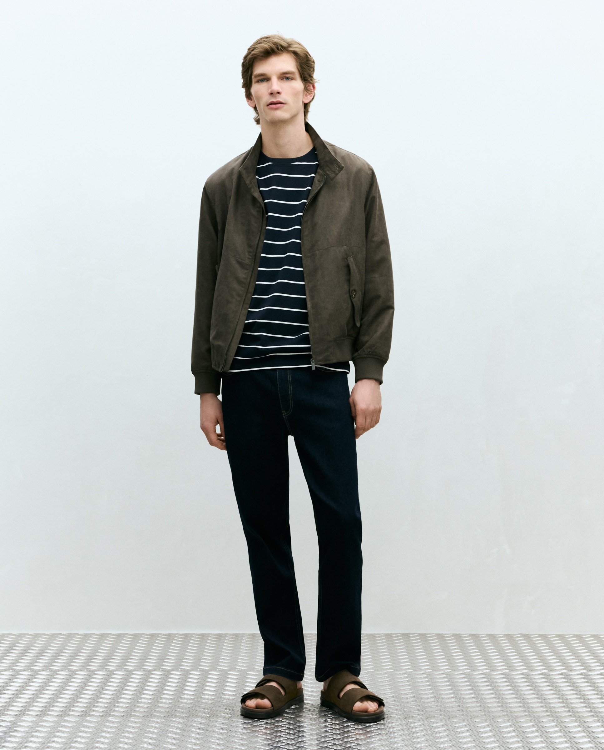 Jeans regular de homem Azul-índigo-1