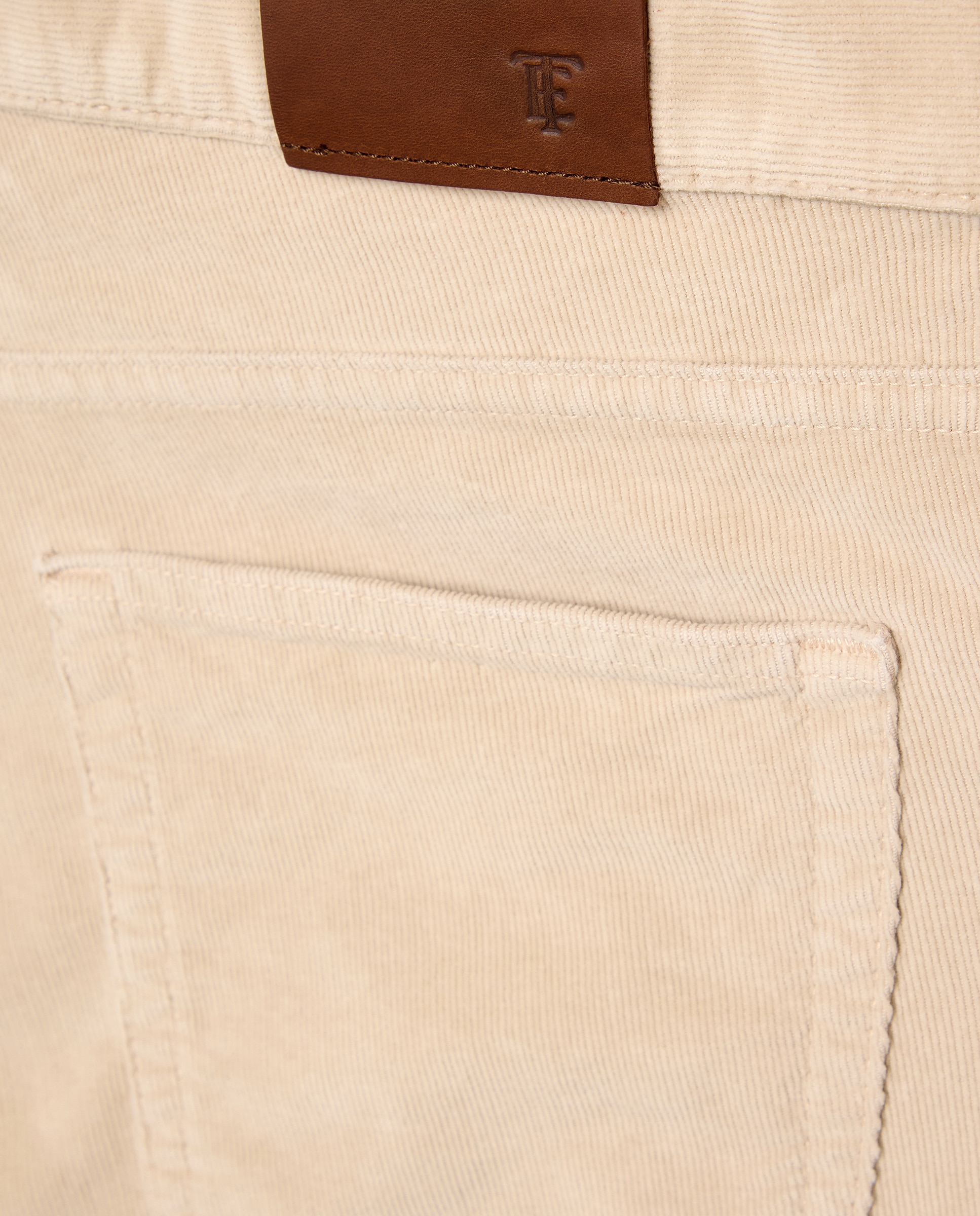 Pantalón pana regular fit cinco bolsillos hombre - Emidio Tucci - Beige Beige-5