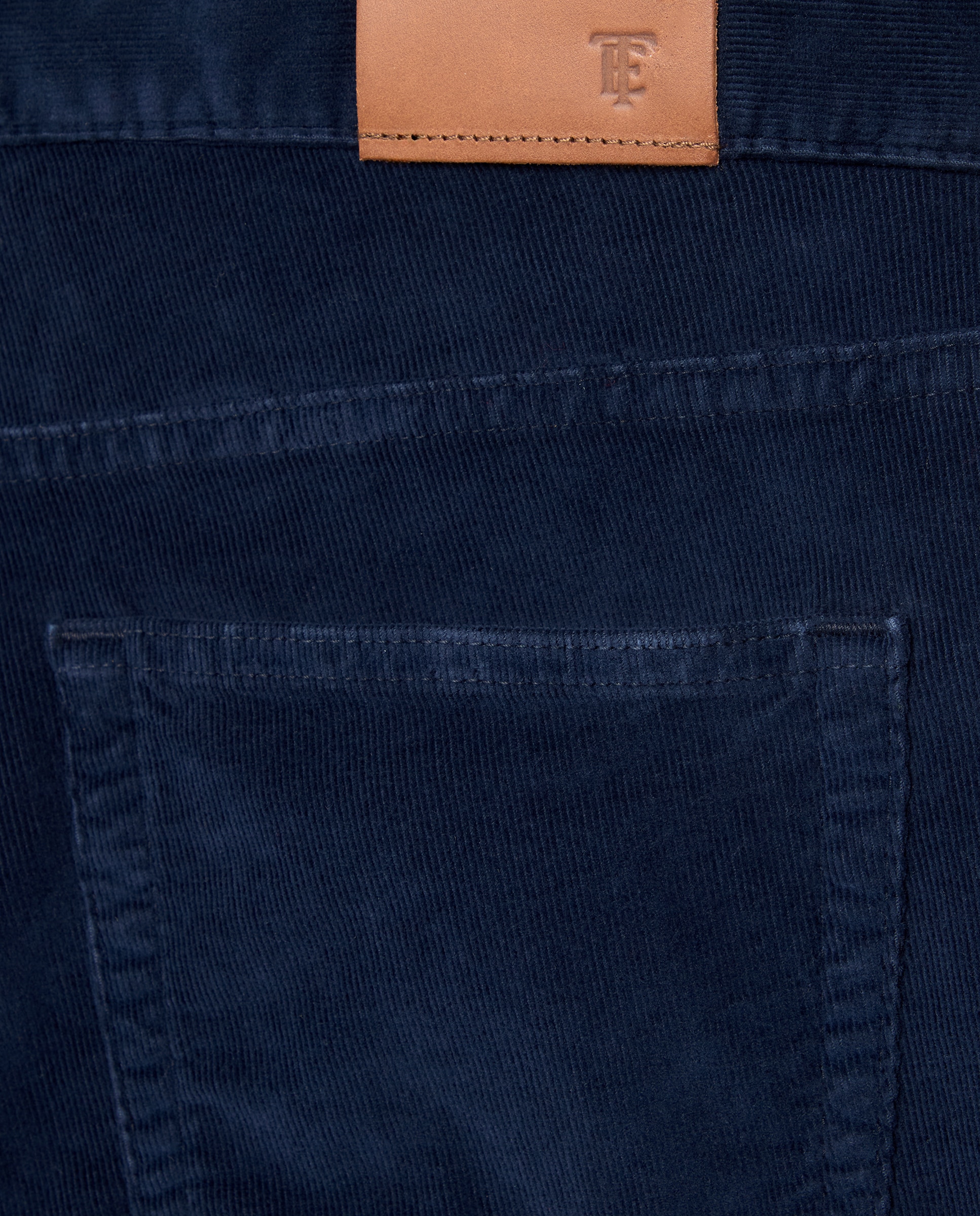 Pantalón pana regular fit cinco bolsillos hombre - Emidio Tucci - Azul Azul-5