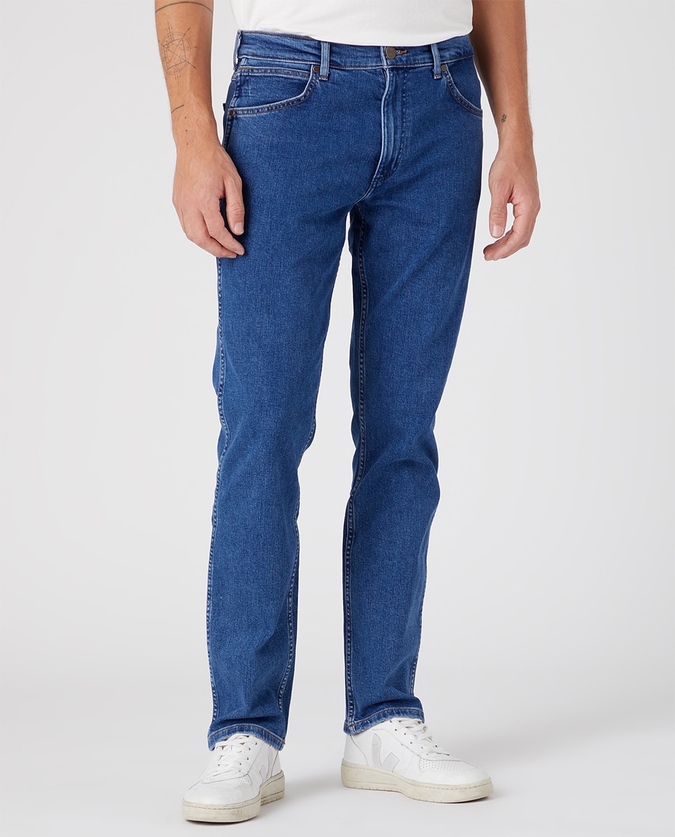Jeans de 5 Bolsos Greensboro Regular Azul-2