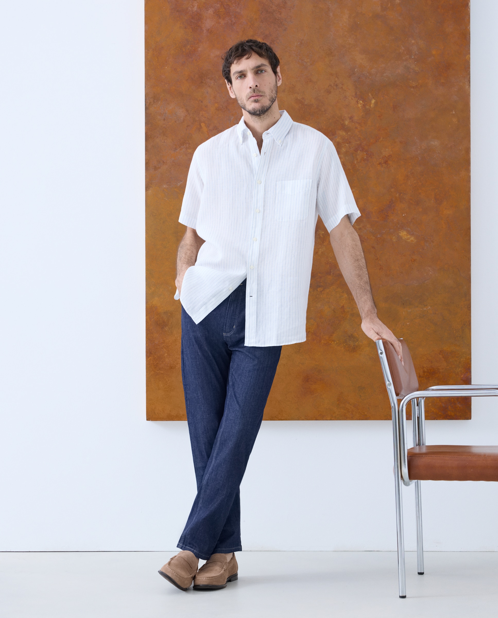 Jeans Regular Azul-1