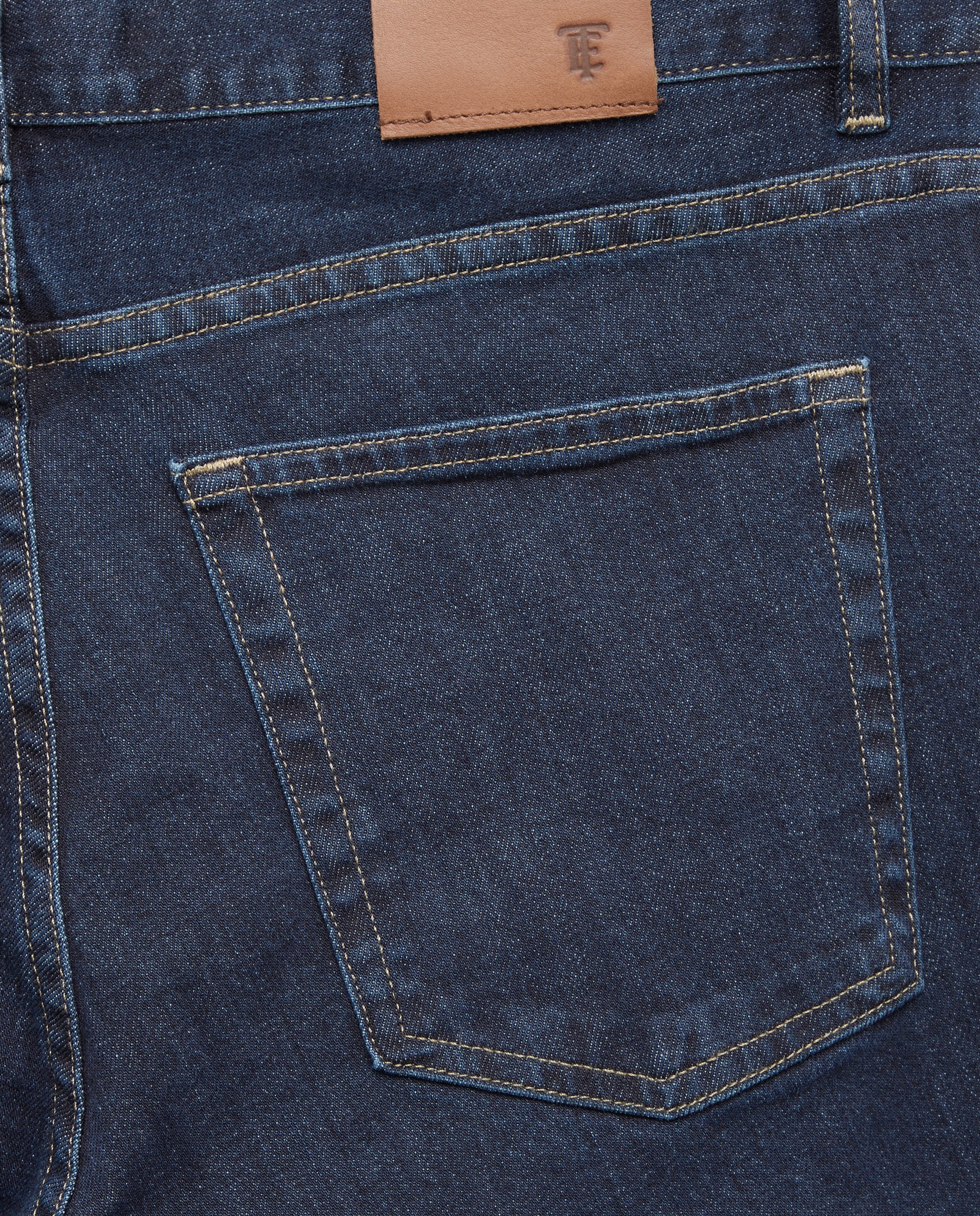 Jeans de 5 Bolsos Azul-escuro-5