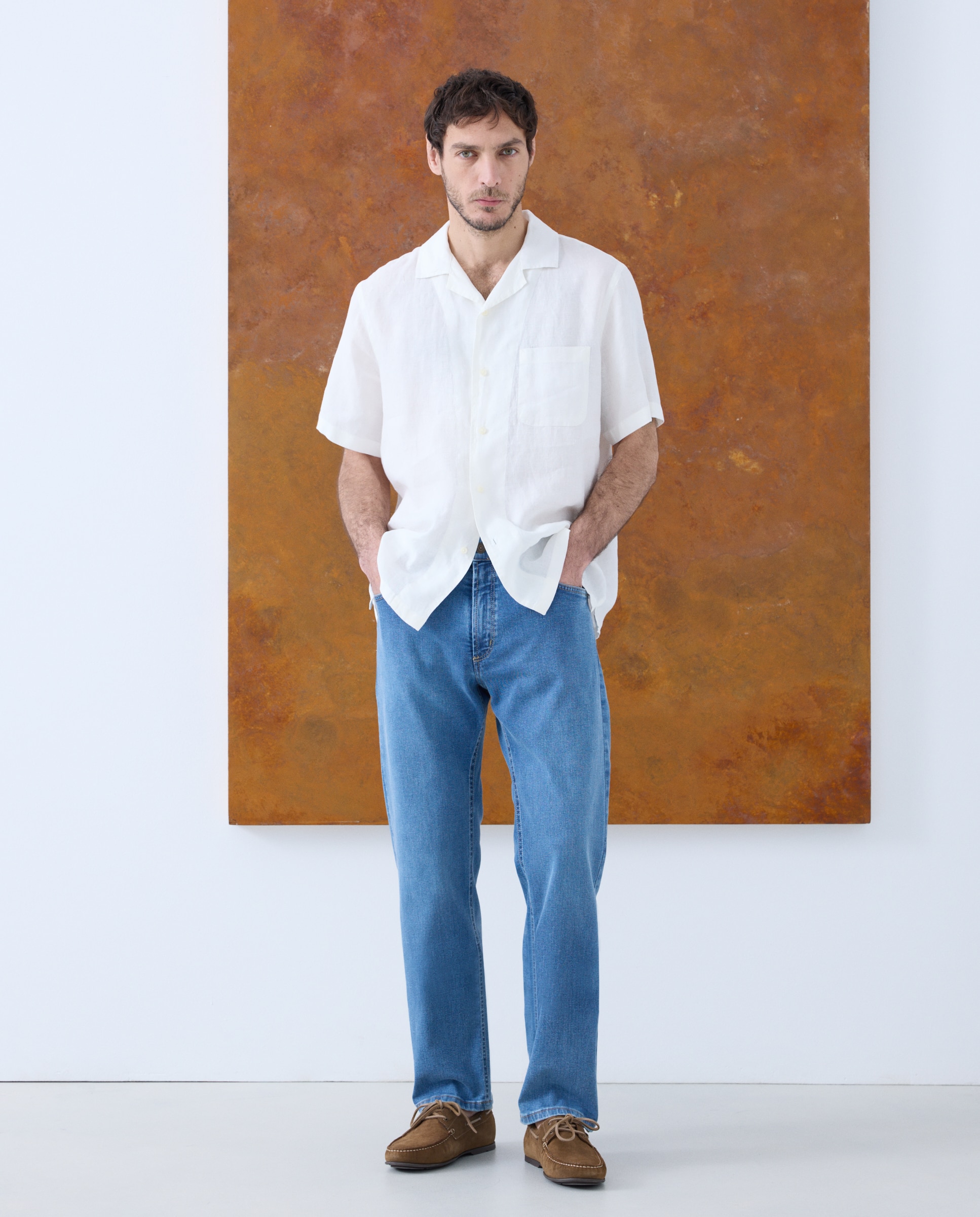 Jeans de 5 Bolsos Denim-1