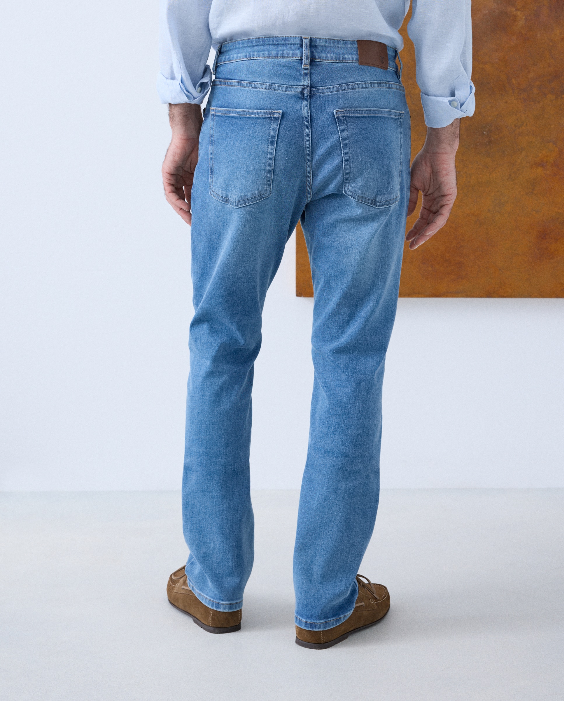 Jeans de 5 Bolsos Denim-3