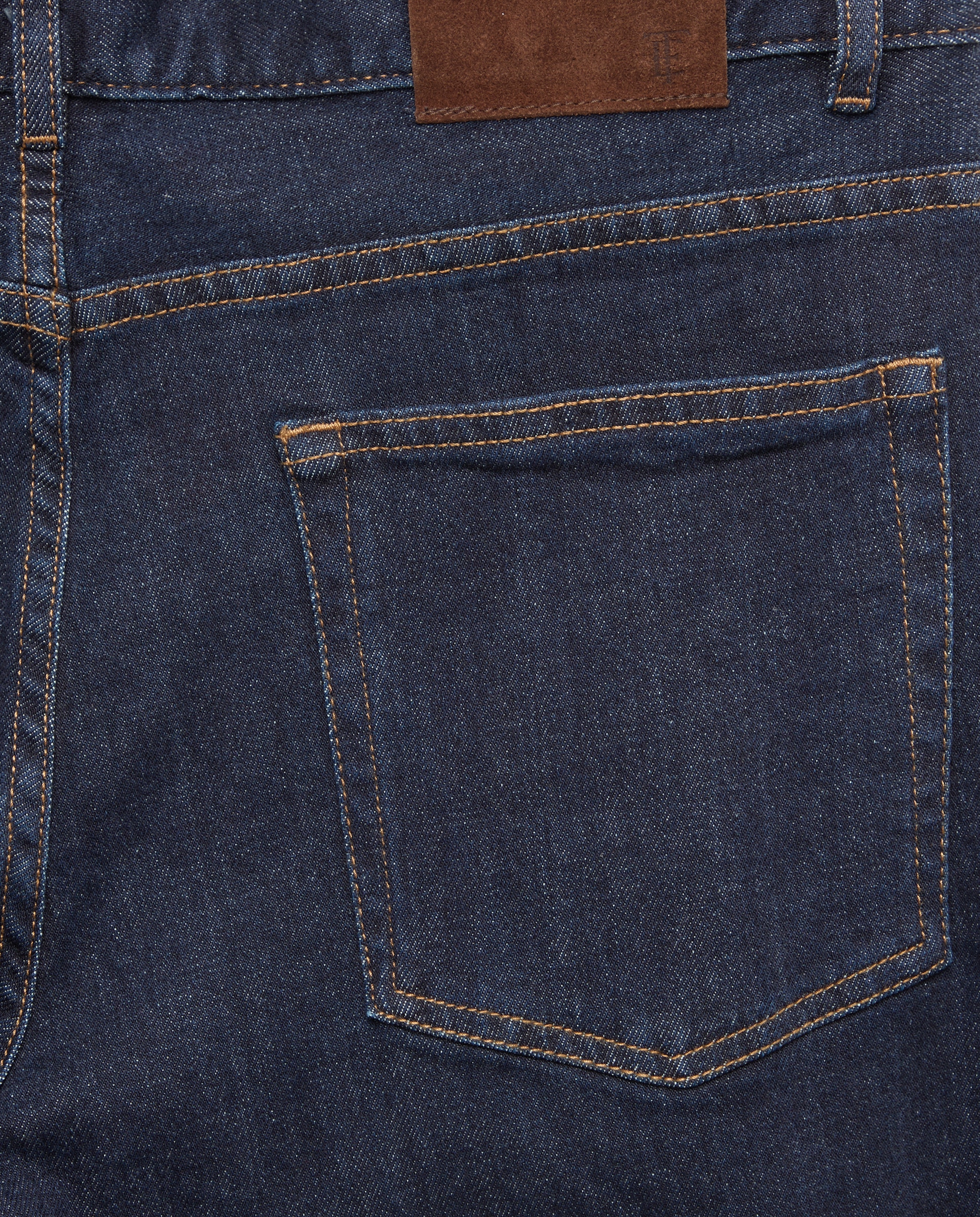 Imagen 5 de Pantalón denim regular fit hombre - Emidio Tucci - Azul oscuro Azul oscuro