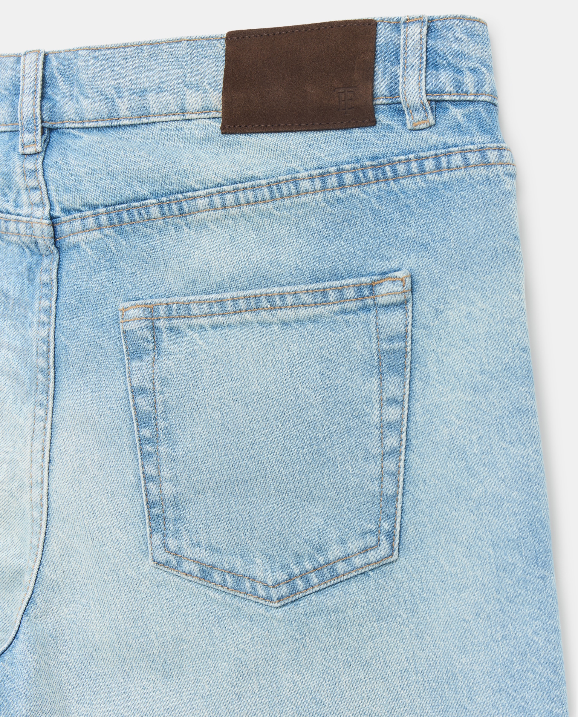 Pantalón denim regular fit botones hombre - Emidio Tucci - Azul Azul-5