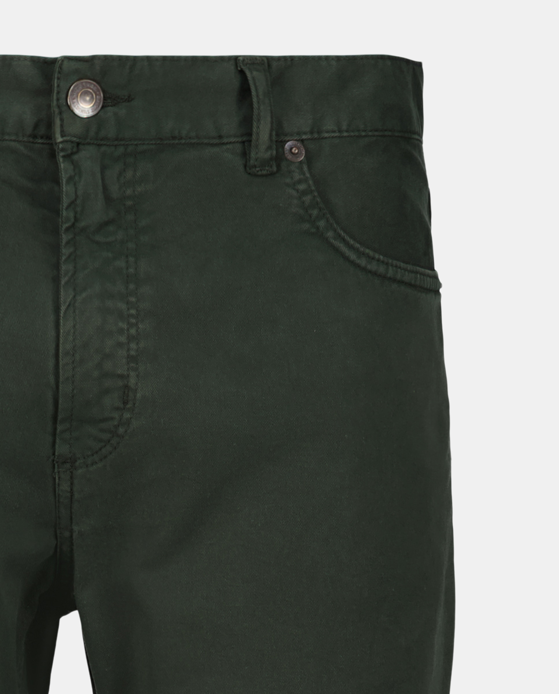 Pantalón 5 bolsillos slim fit twill hombre - Emidio Tucci - Verde Verde-5