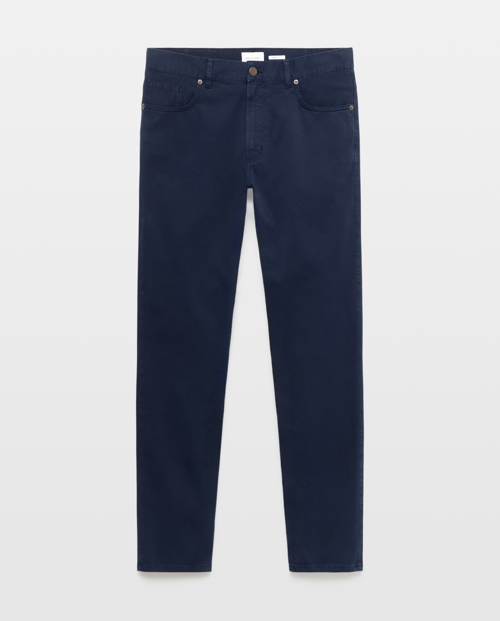 Pantalón de hombre 5 bolsillos - Emidio Tucci - Azul marino Azul marino-4