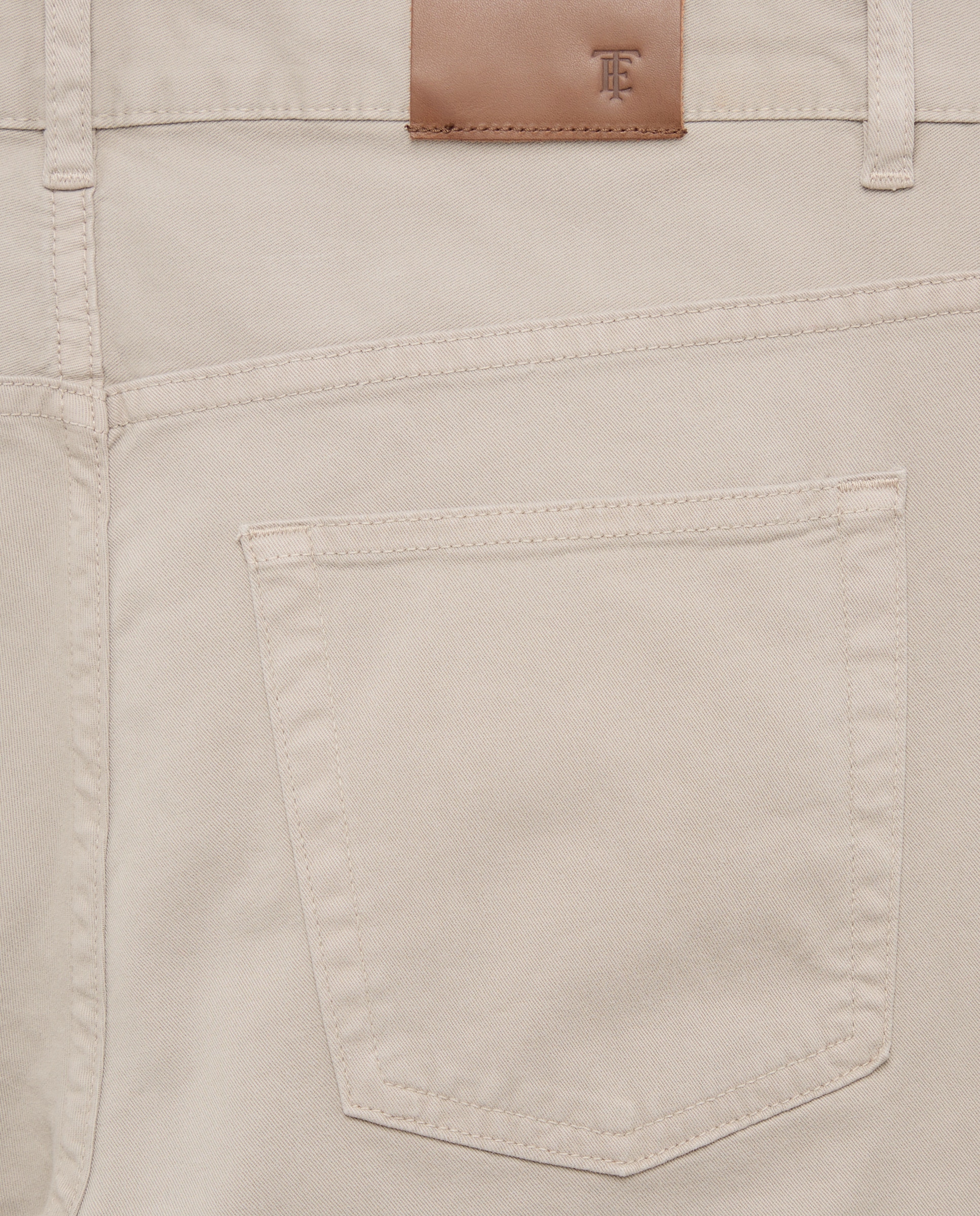 Pantalón 5 bolsillos slim fit twill hombre - Emidio Tucci - Marrón claro Marrón claro-5