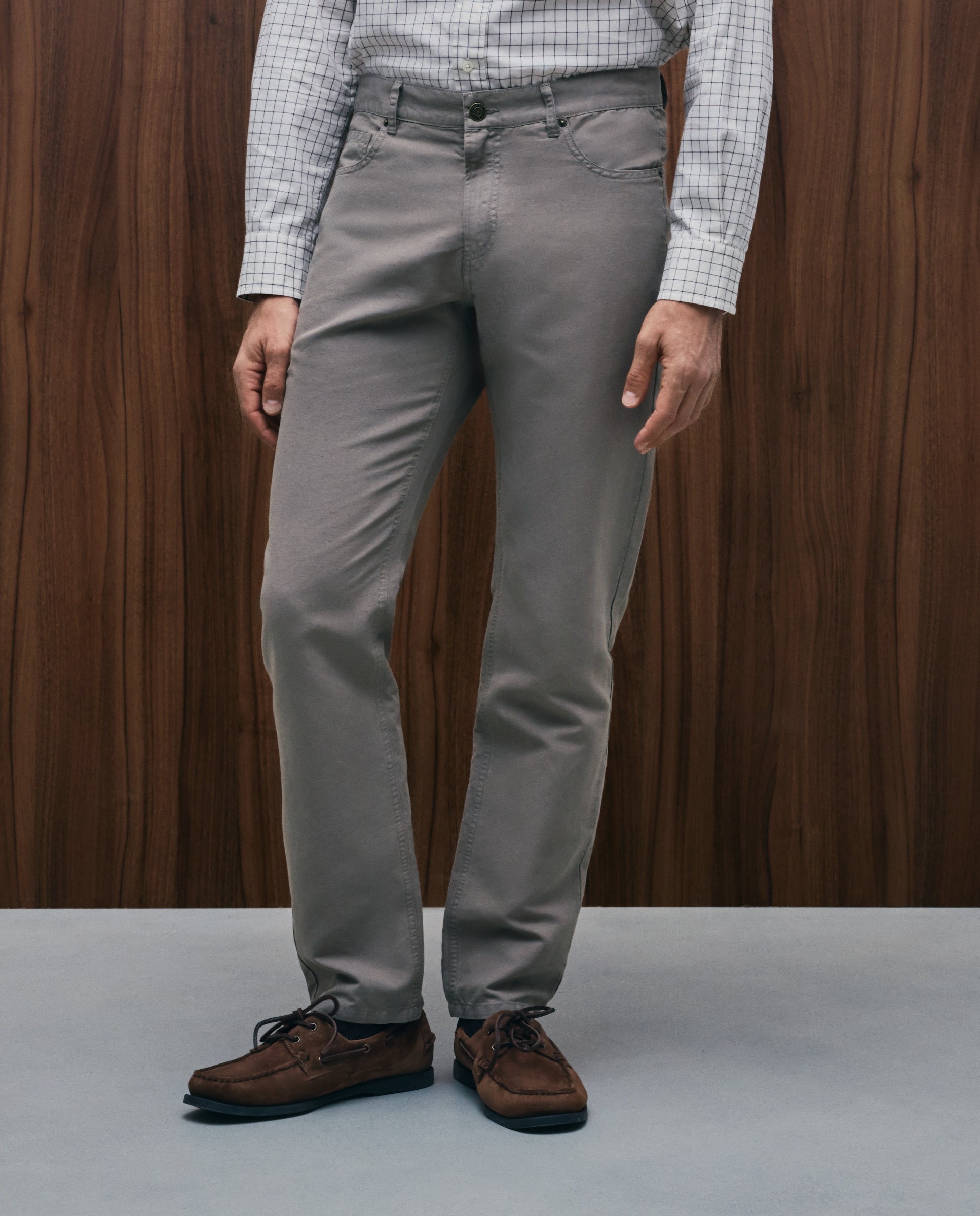 Pantalón de hombre 5 bolsillos - Emidio Tucci - Azul claro Azul claro-2