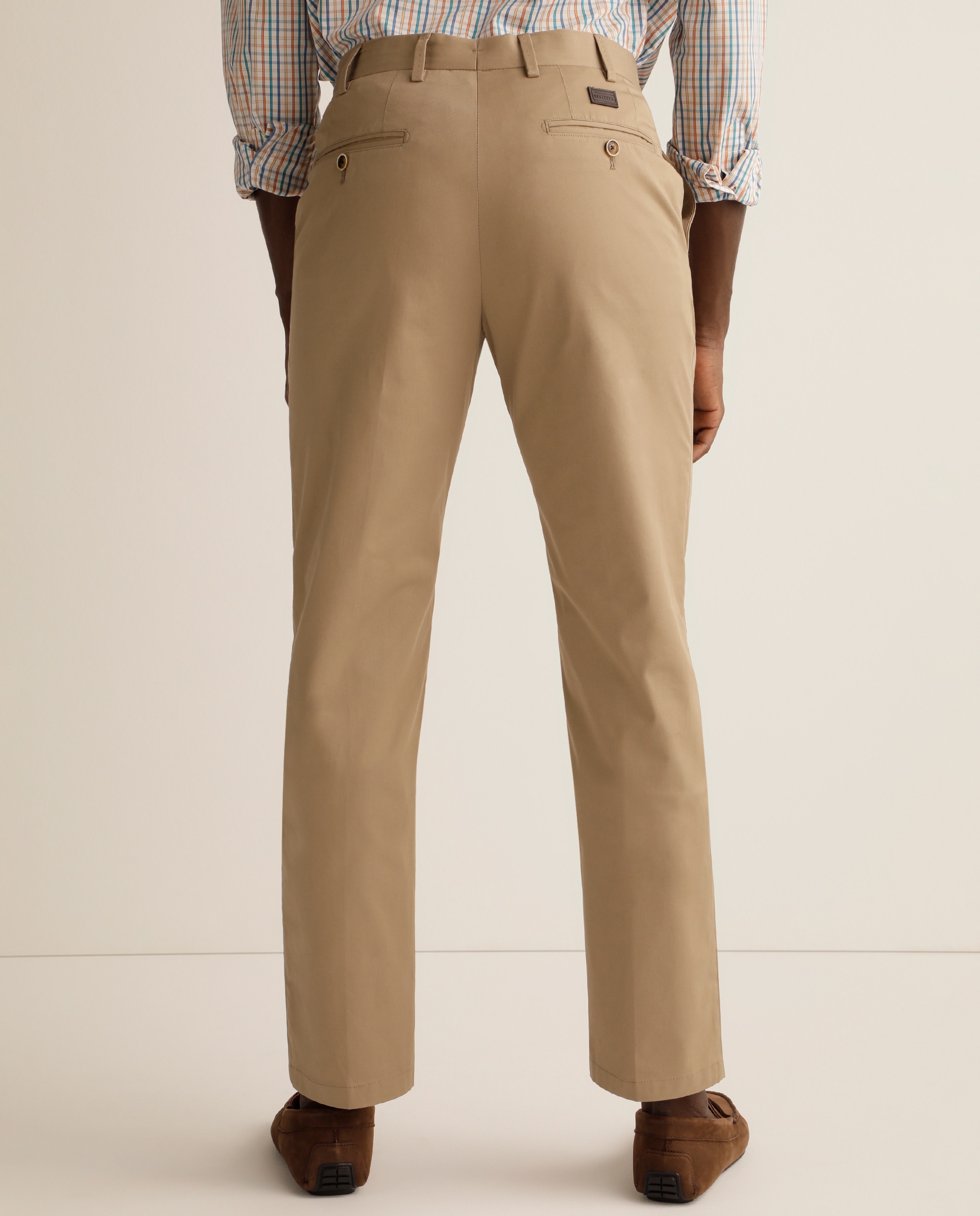 Calças chino regular camel de homem Camel-3