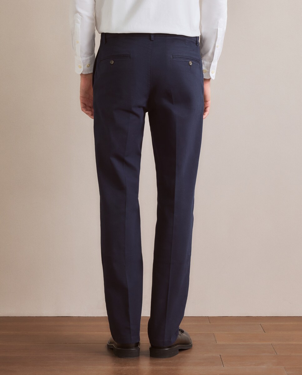 Calças Desportivas Regular Fit Azul-marinho-3