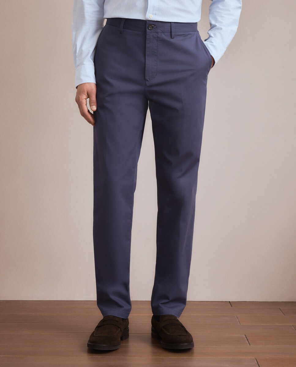 Calças Desportivas Regular Fit Azul-2