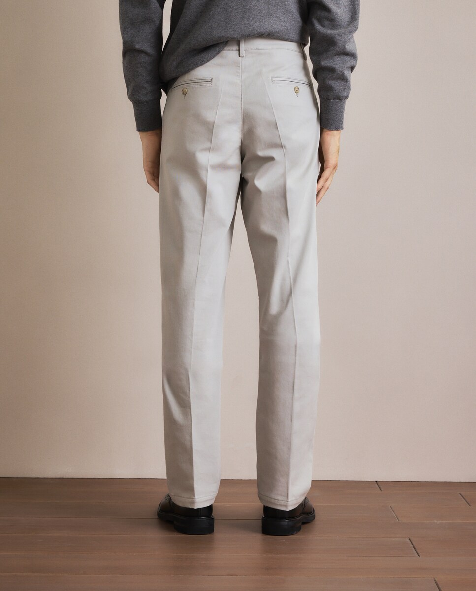 Calças Desportivas Regular Fit Cinzento-3