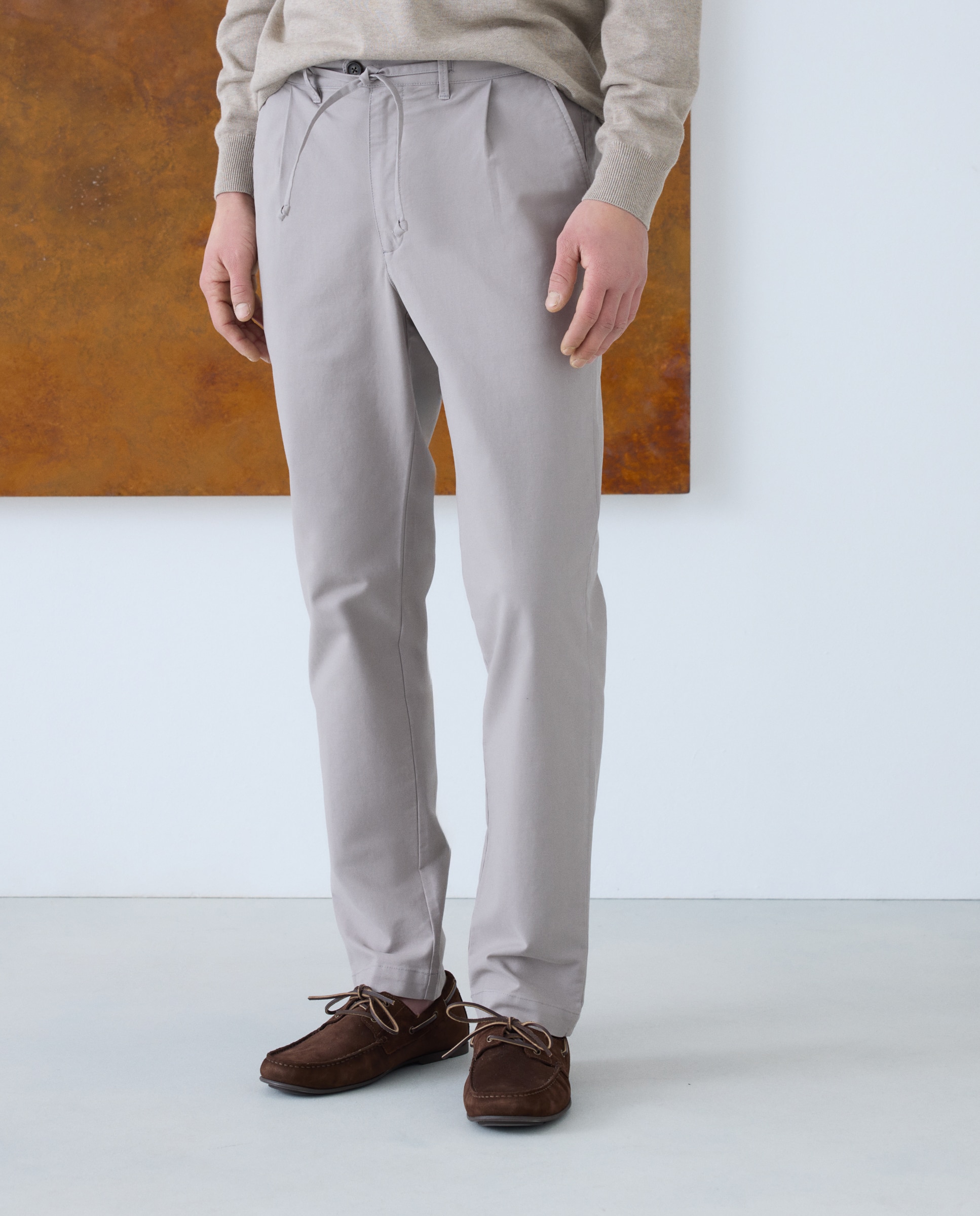 Pantalón de hombre sport Fit Regular - Emidio Tucci - Topo Topo-2