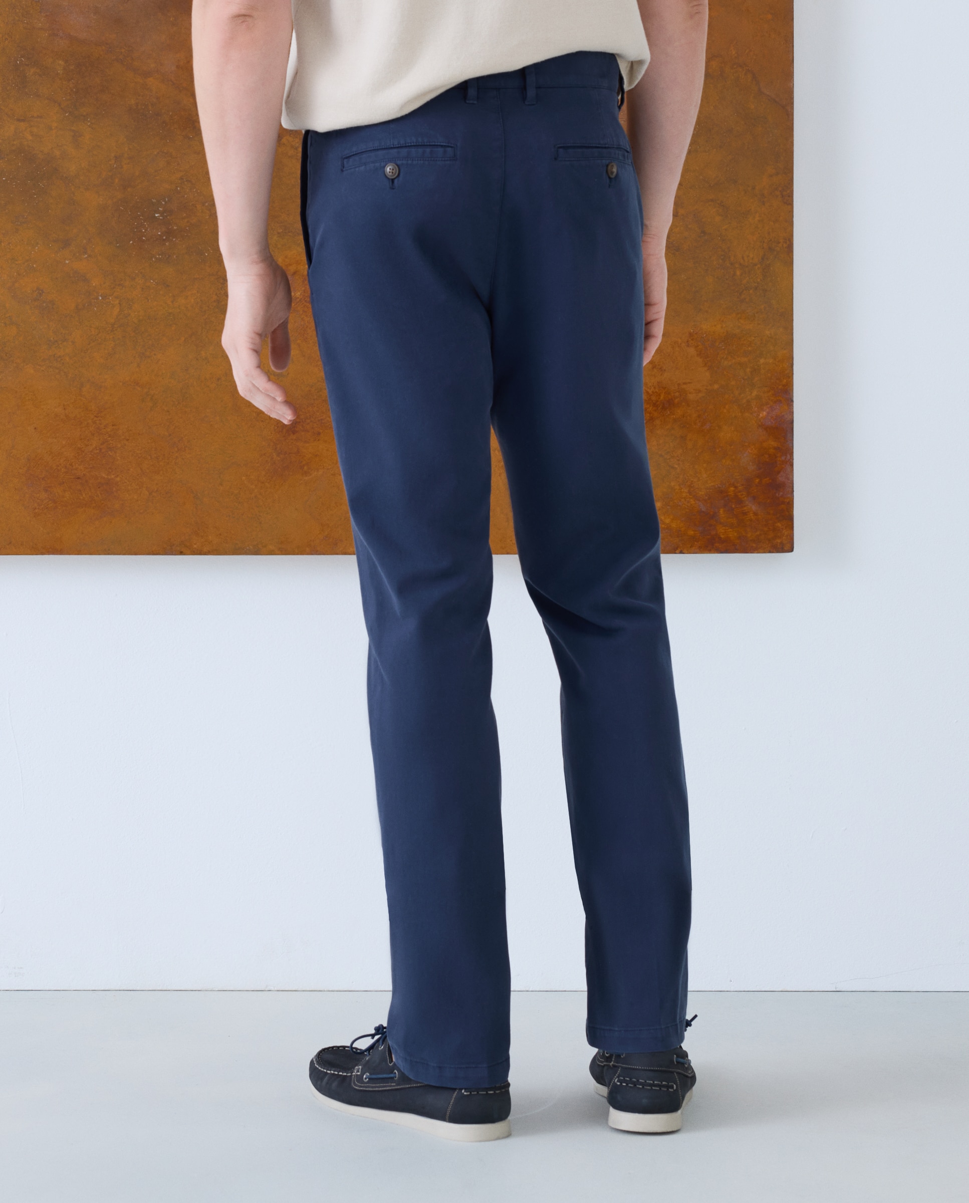 Calças Desportivas Slim Fit Azul-marinho-3
