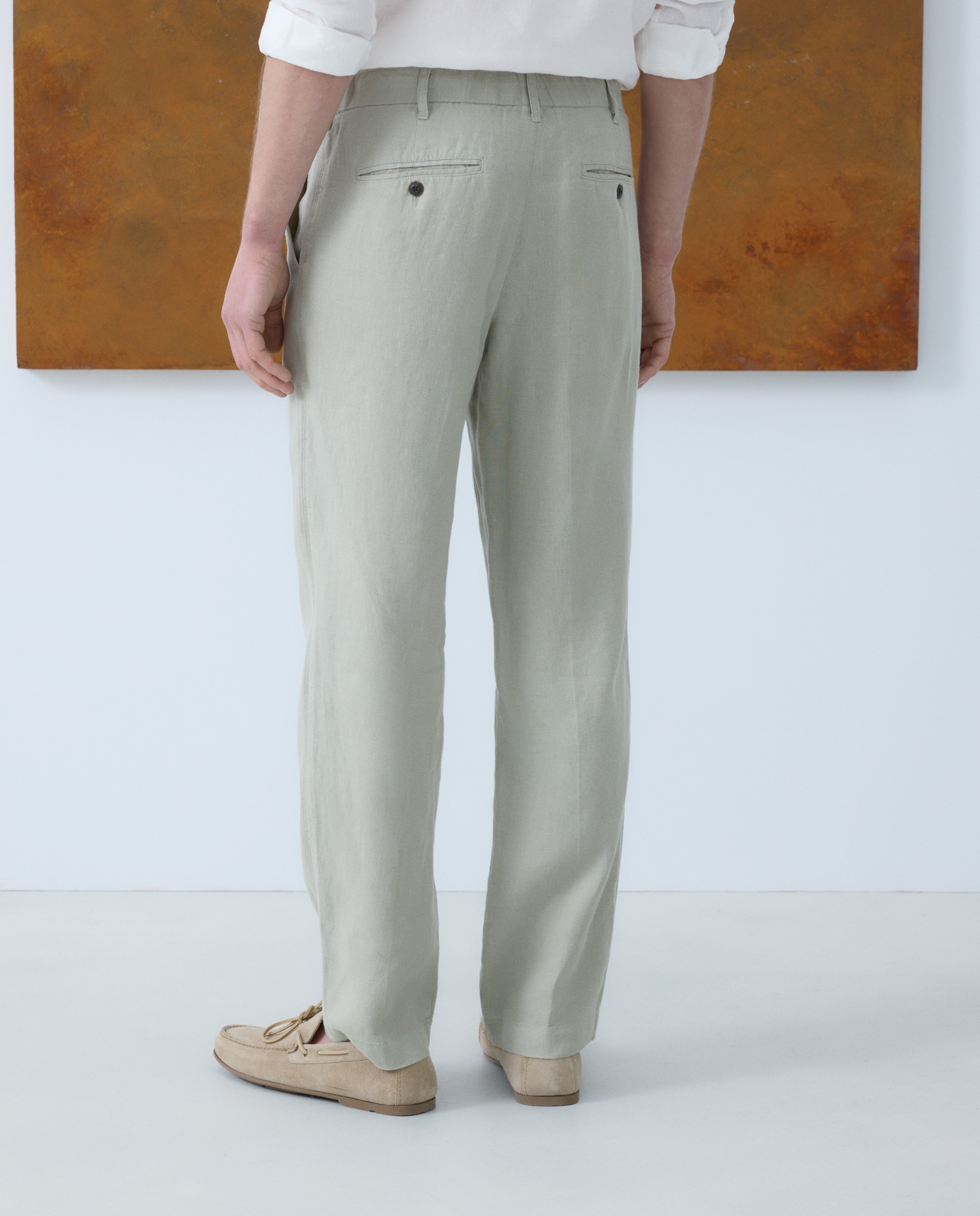 Pantalón de hombre sport Fit Regular - Emidio Tucci - Verde claro Verde claro-3