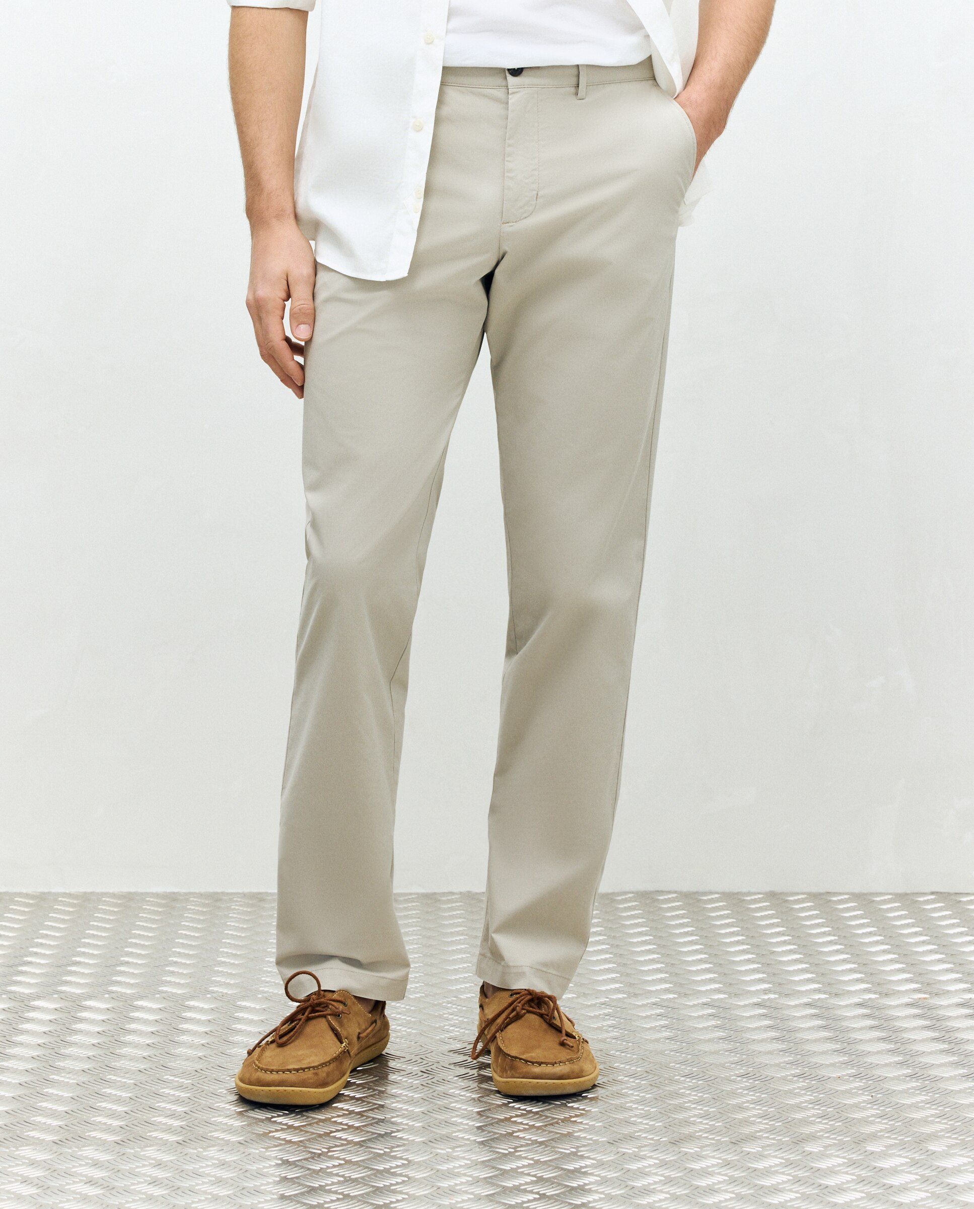 Calças Desportivas Regular Pedra-2