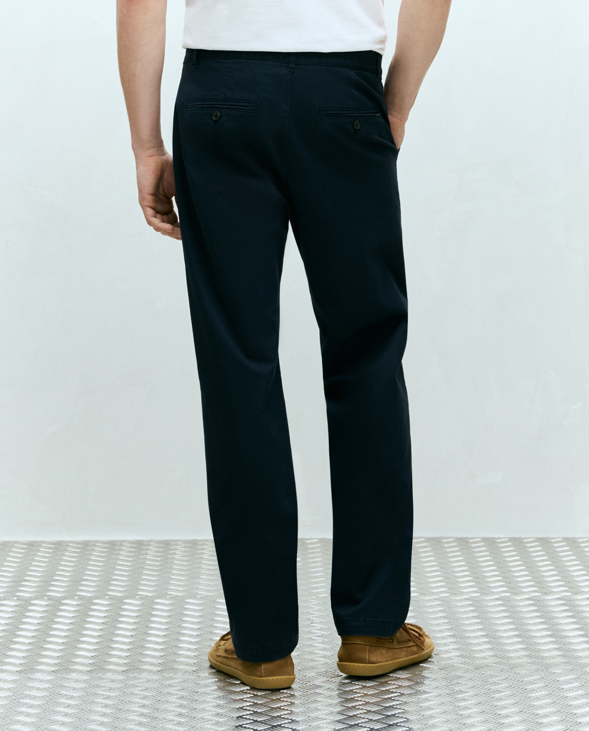 Pantalón hombre de sport, regular algodón elastómero - Dustin - Azul marino Azul marino-3