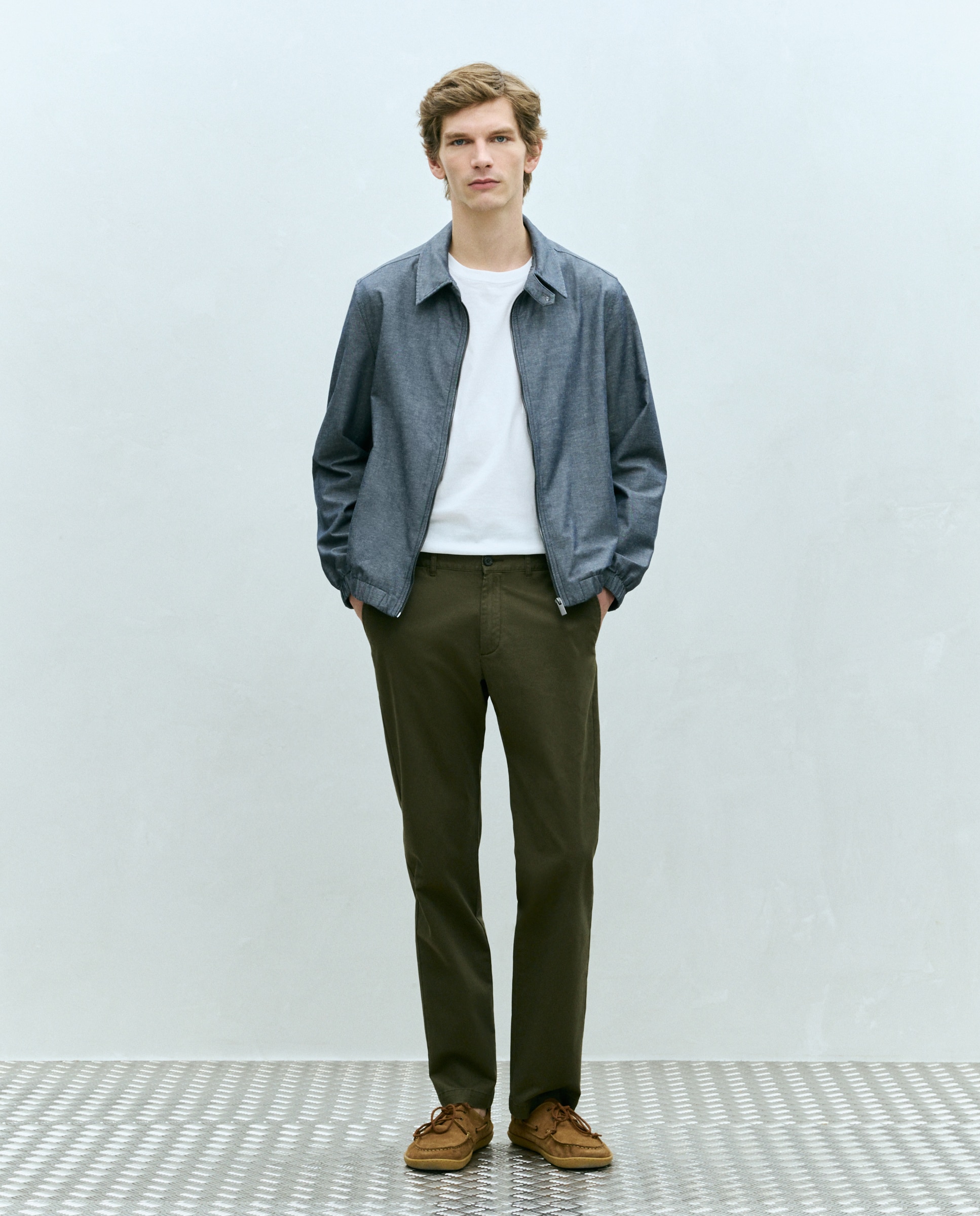 Pantalón sport básico strech hombre - Dustin - Verde Verde-1