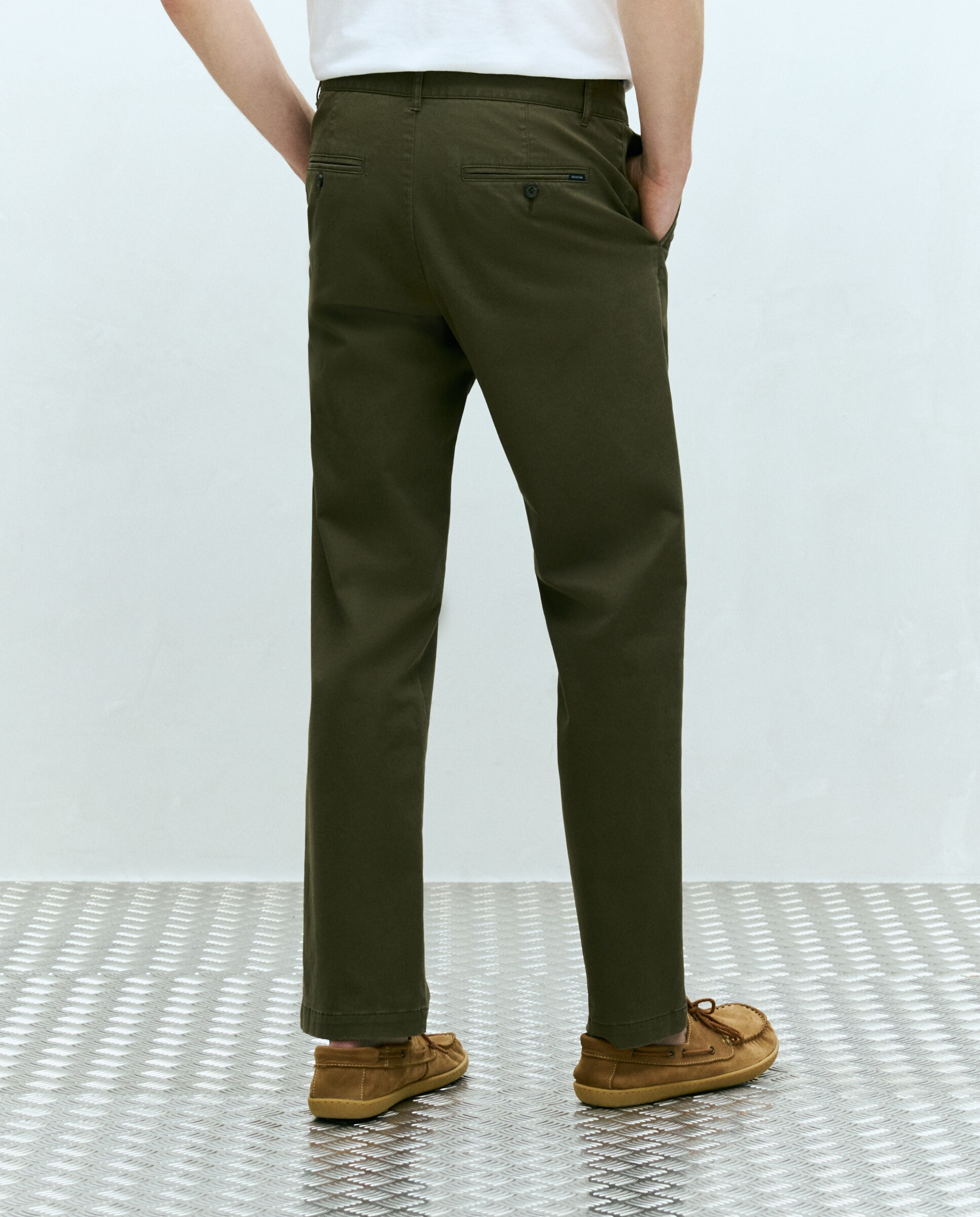 Pantalón sport básico strech hombre - Dustin - Verde Verde-3