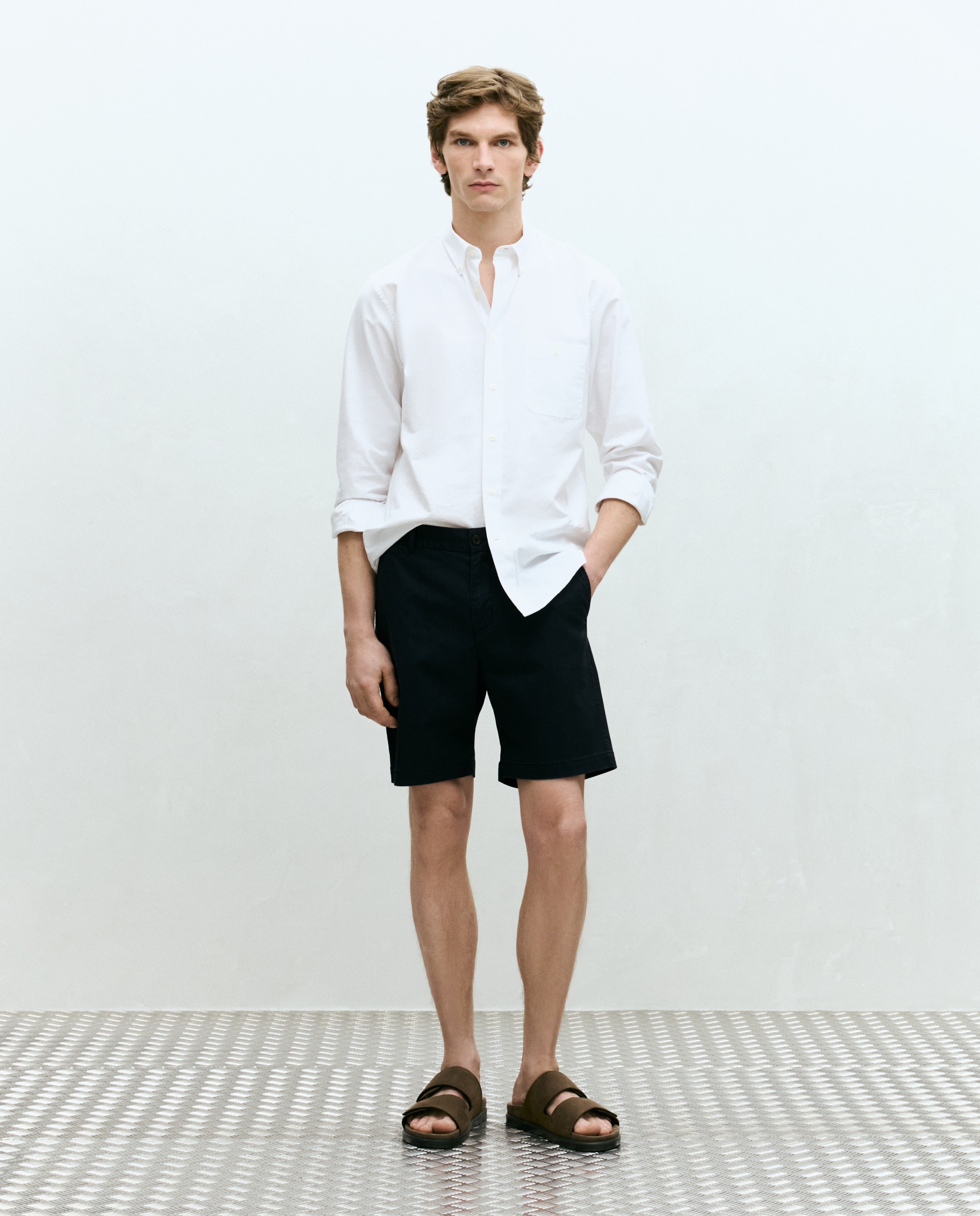 Dustin - Bermuda hombre sport básica regular..