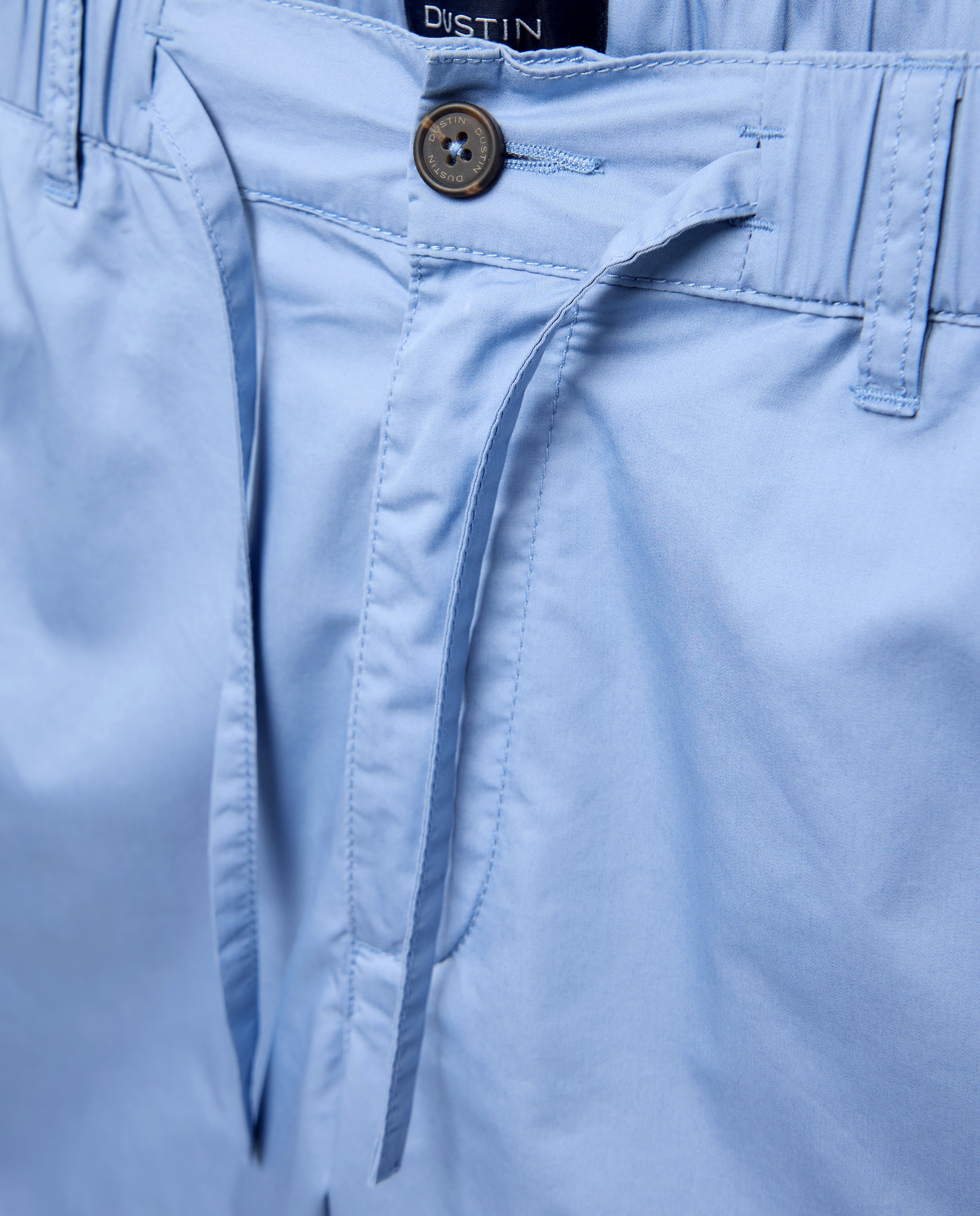 Bermudas Desportivas com Cintura com Elásticos Regular Azul-5