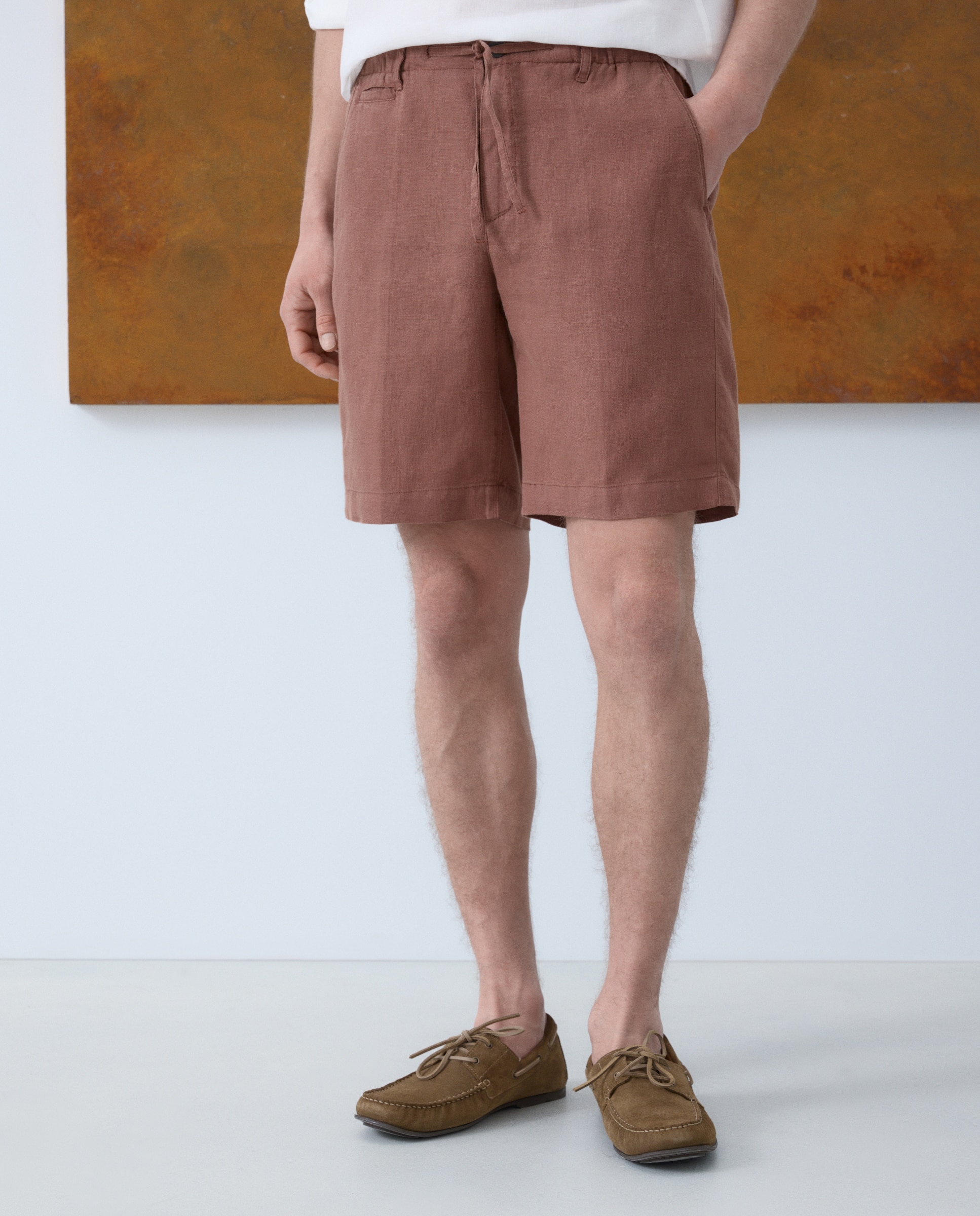 Bermudas de homem Coral-2