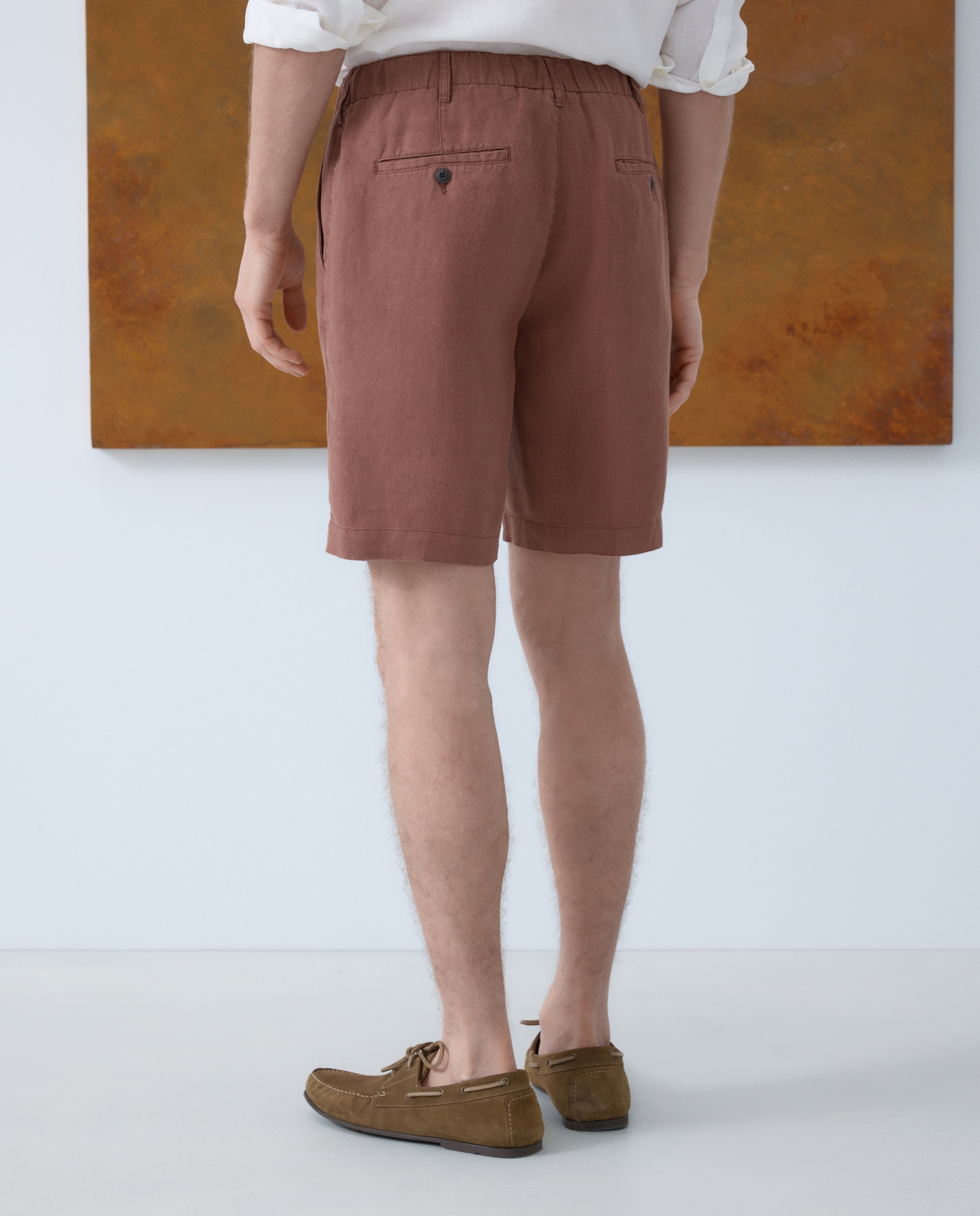 Bermudas de homem Coral-3