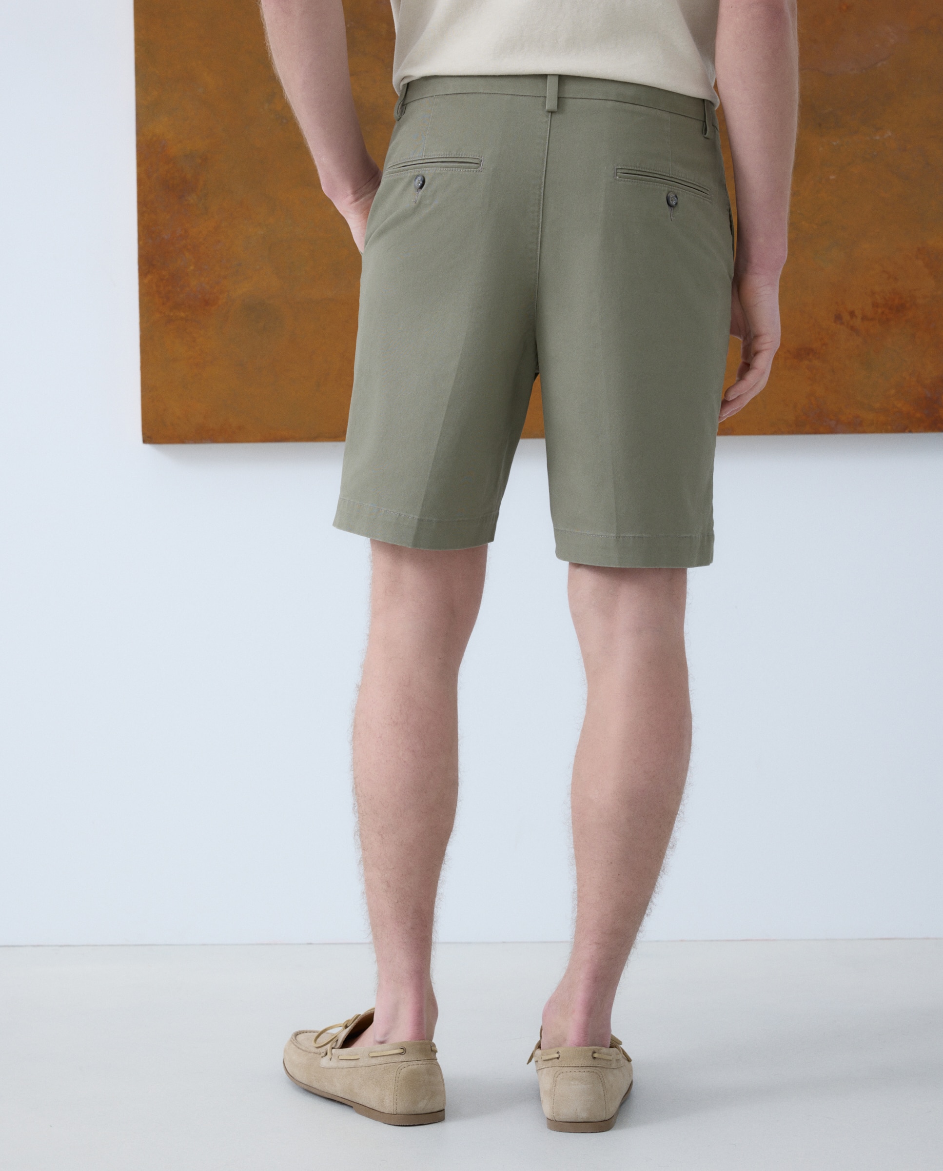 Bermuda de hombre - Emidio Tucci - Blanco Verde-3