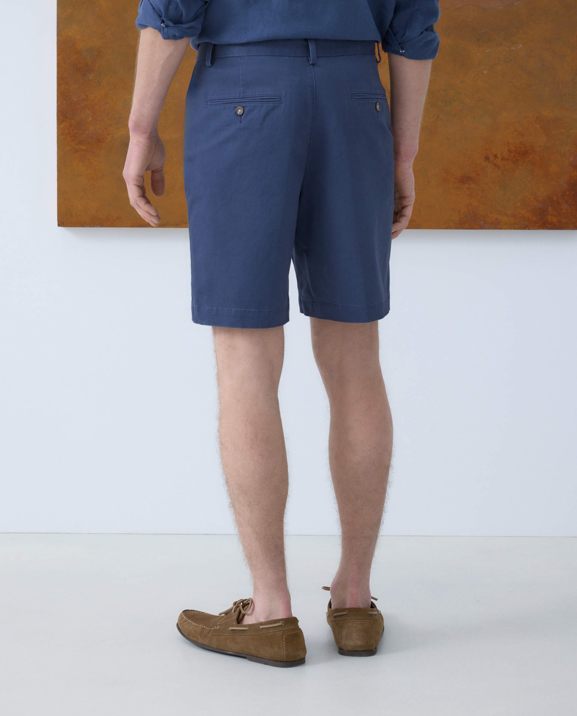 Bermudas de homem Azul-marinho-3