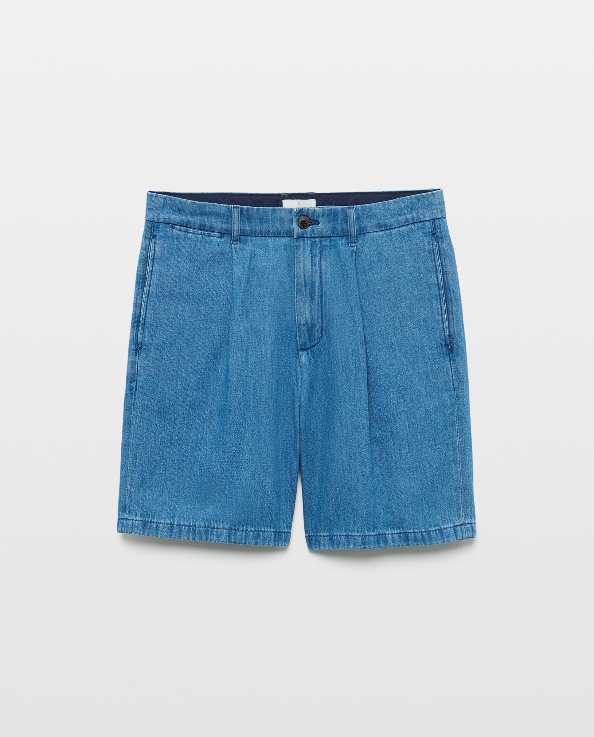 Bermudas de homem Azul-4