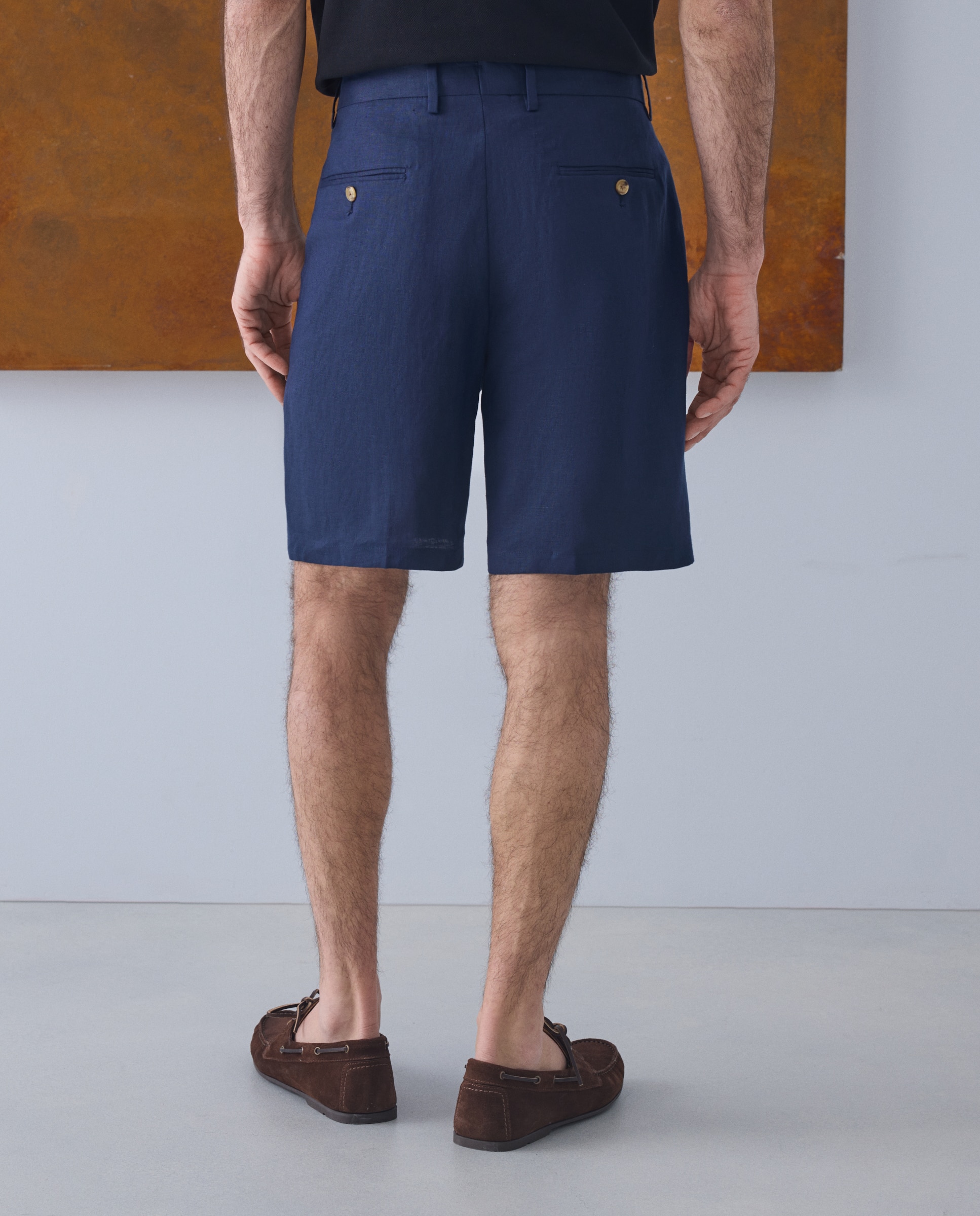 Bermudas de homem Azul-marinho-3