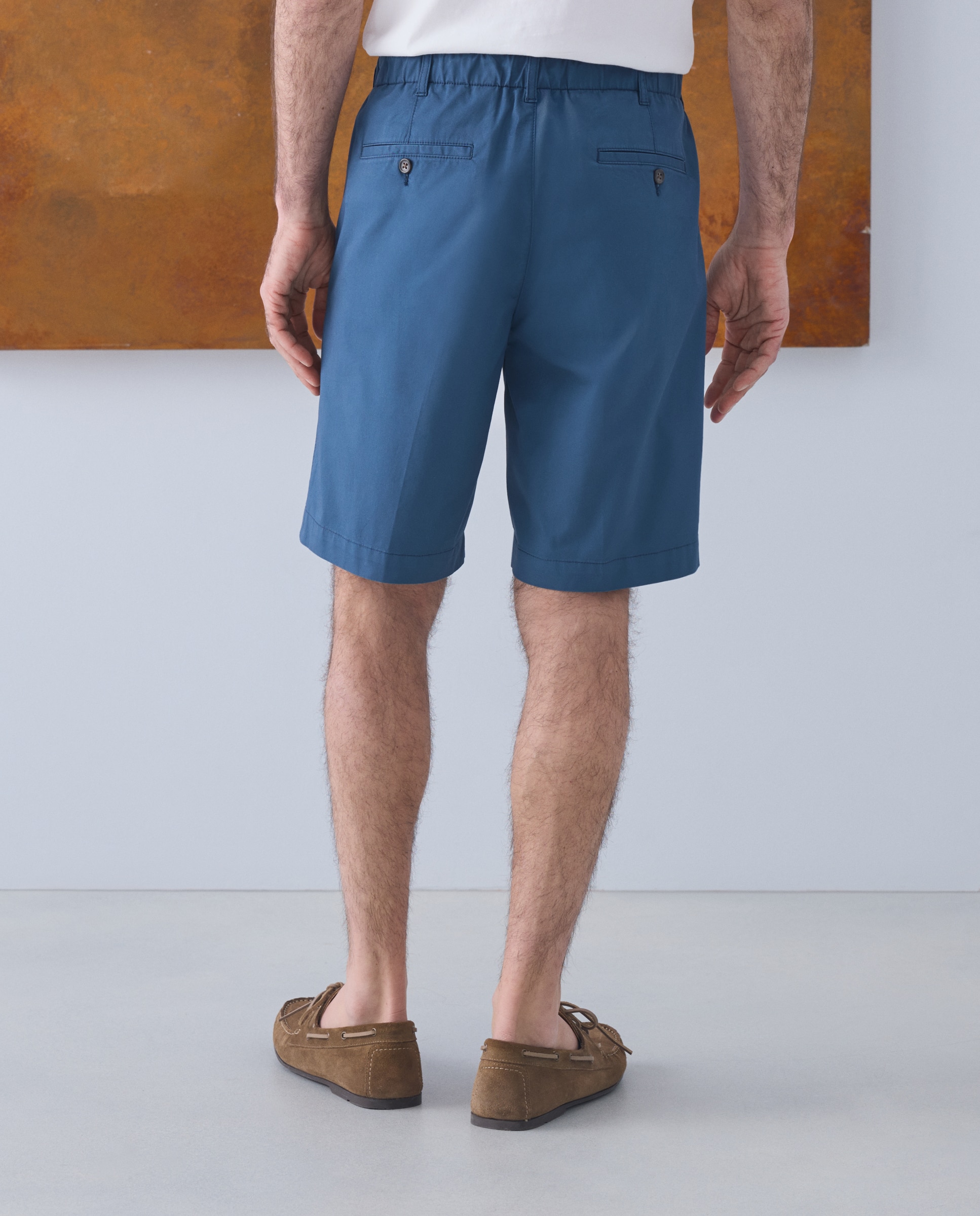 Bermudas de homem Azul-marinho-3