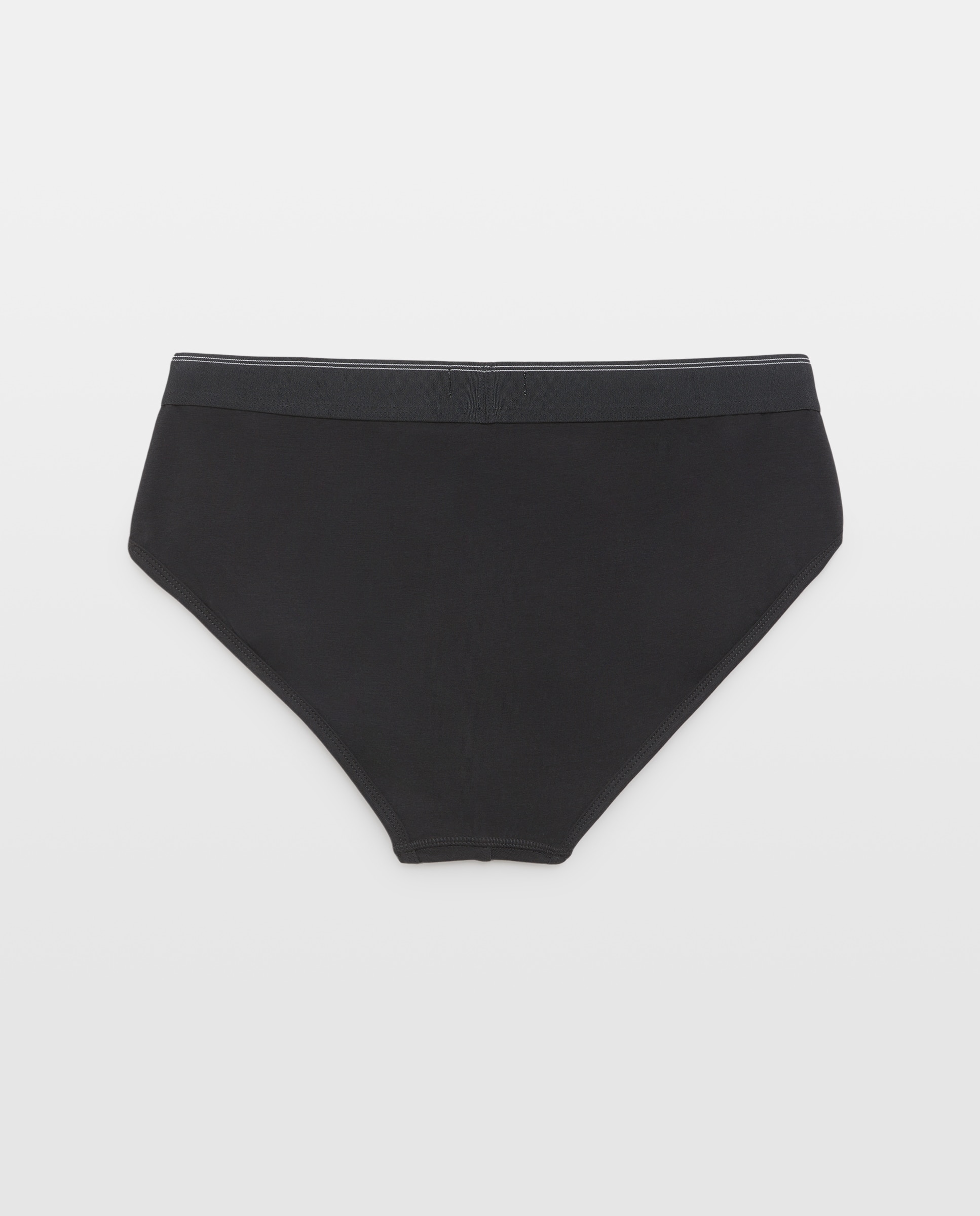 Slip Aberto em Algodão-Elastano Preto-2