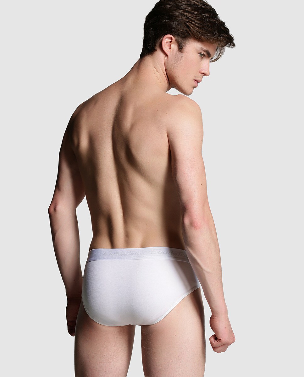 Pack de cuecas de homem Emidio Tucci Branco-2