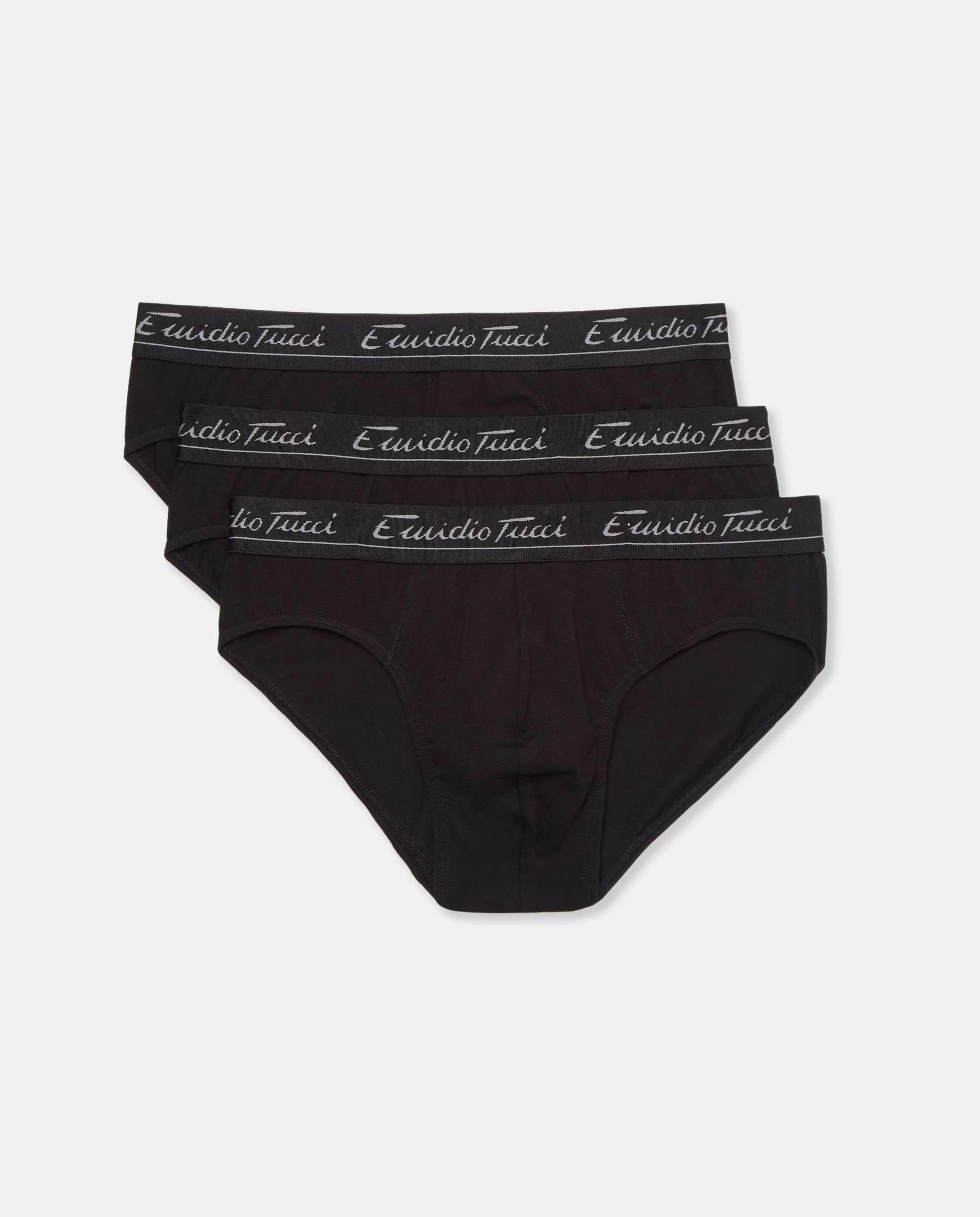 Pack de cuecas de homem Emidio Tucci Preto-1