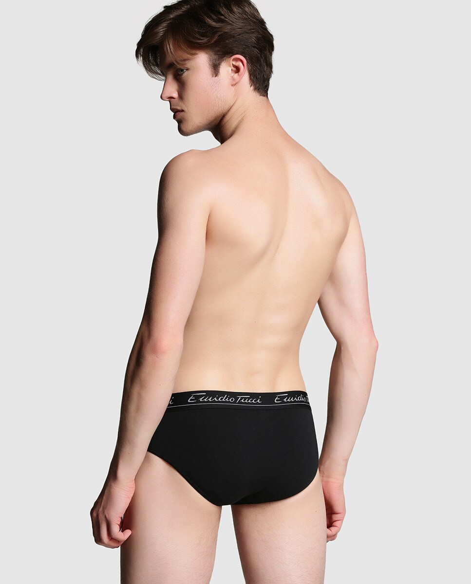 Pack de cuecas de homem Emidio Tucci Preto-2