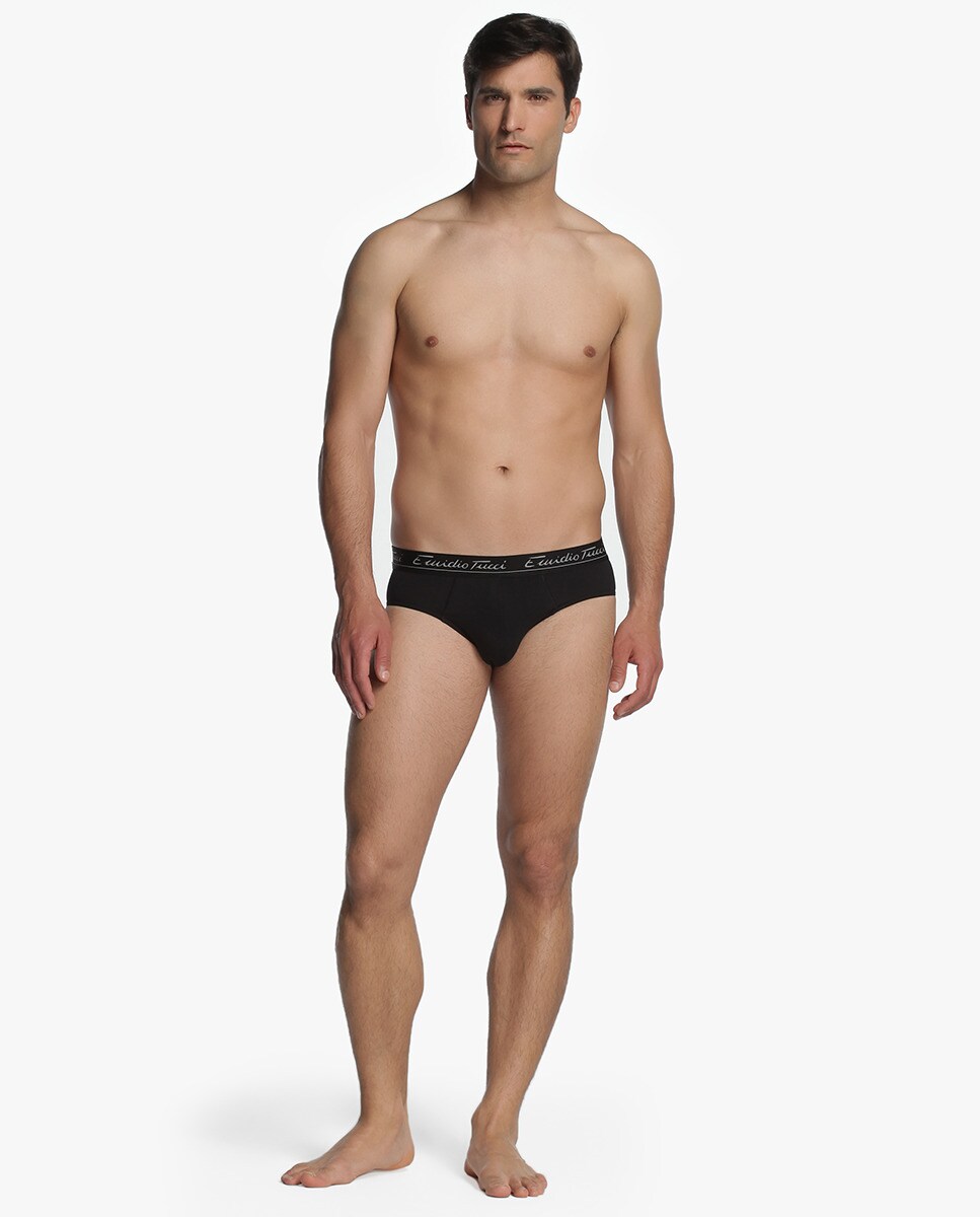 Pack de cuecas de homem Emidio Tucci Preto-4