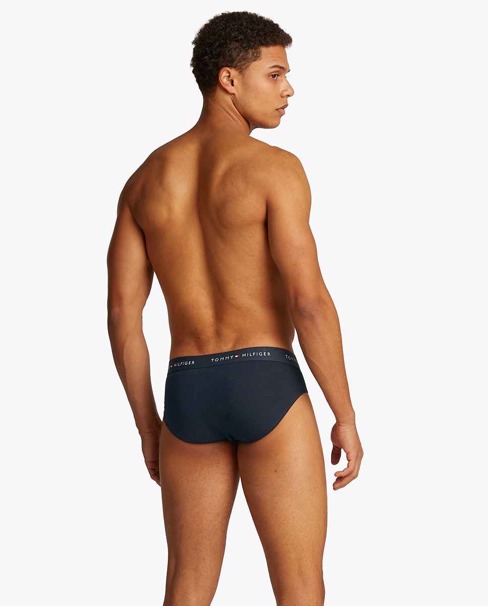 Pack de 3 Slips de Malha Azul-marinho-3