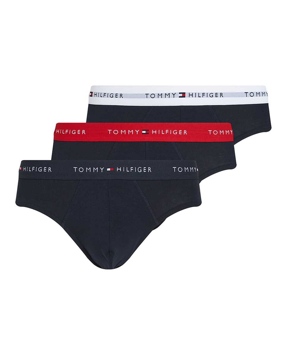 Pack de 3 Slips de Malha Azul-marinho-6