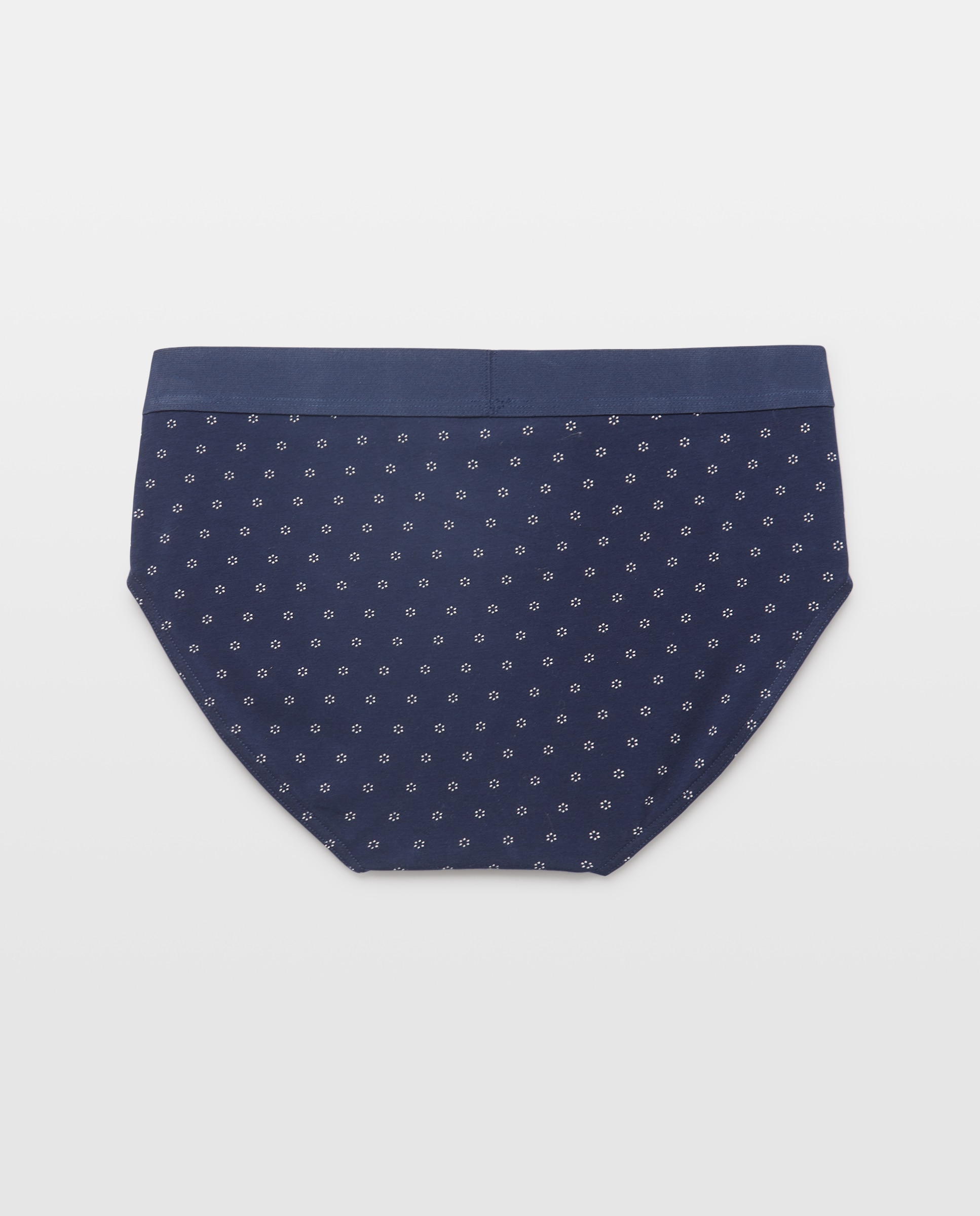 Pack de 3 Slips de Malha com Fantasia Azul-2