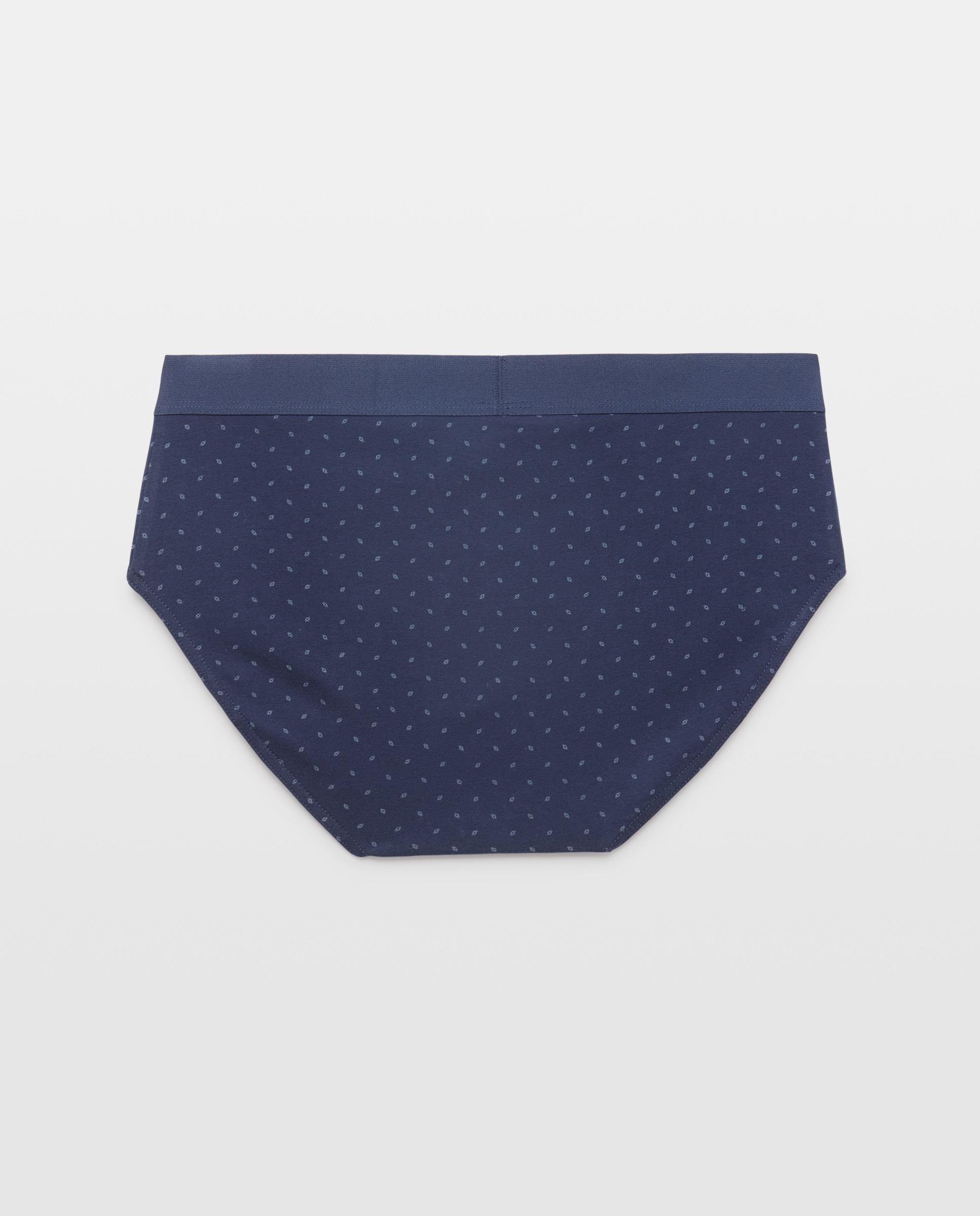 Pack de 3 Slips de Malha com Fantasia Azul-2