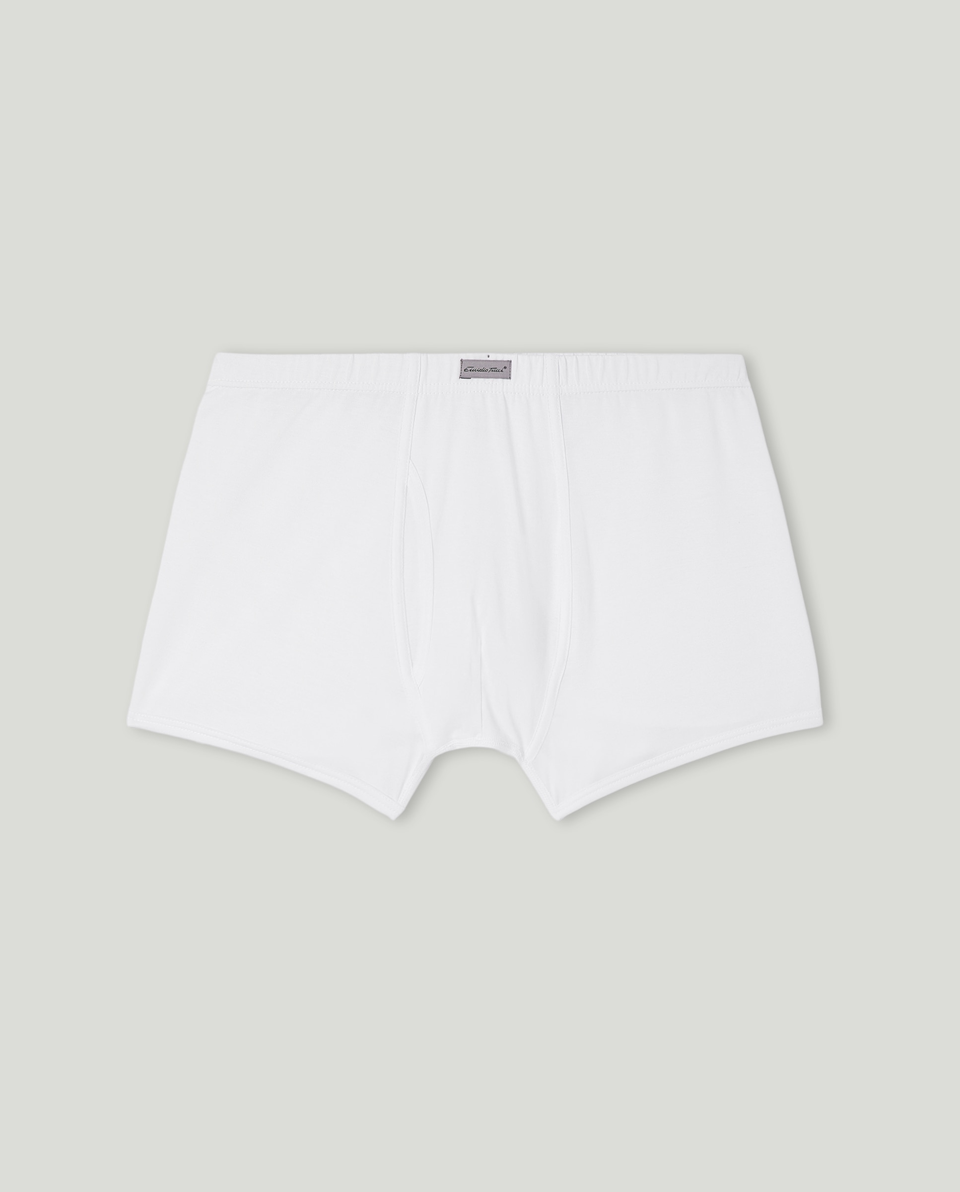Boxers de malha de homem Emidio Tucci brancos Branco-1