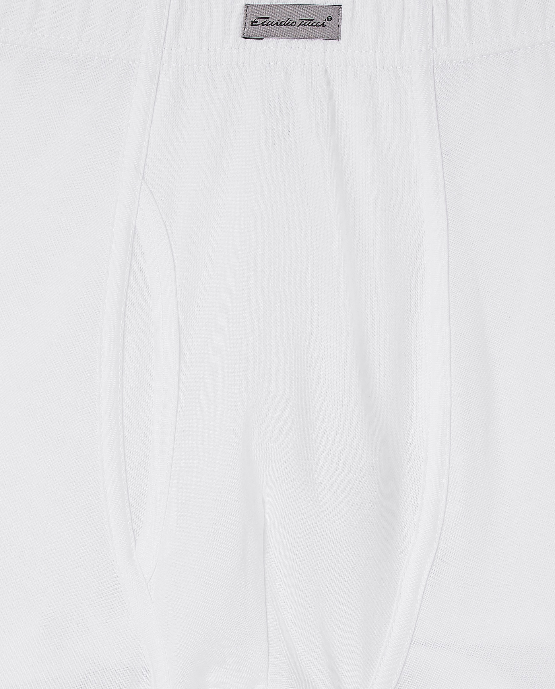 Boxers de malha de homem Emidio Tucci brancos Branco-4