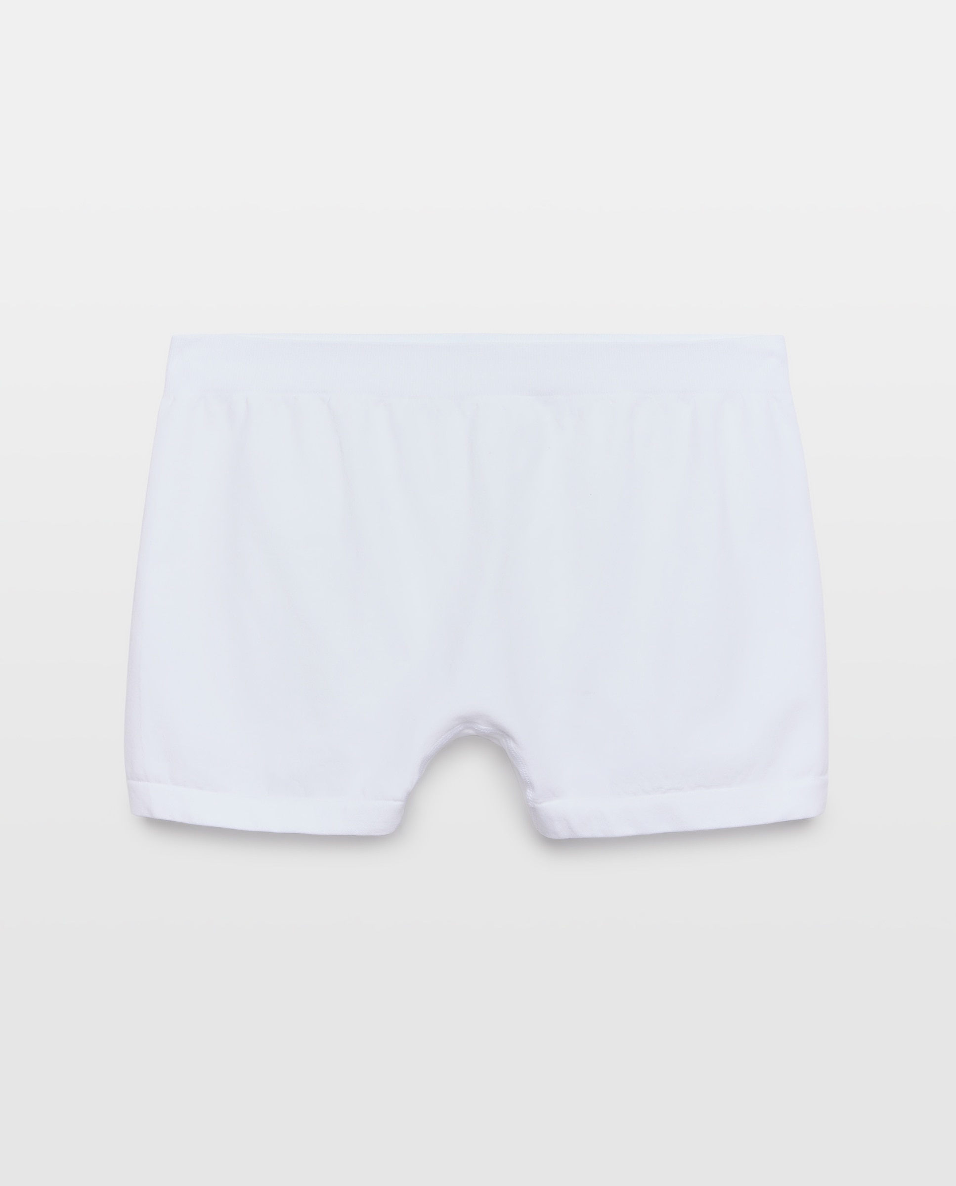 Pack de 2 Boxers Lisos de Malha sem Costuras Branco-2