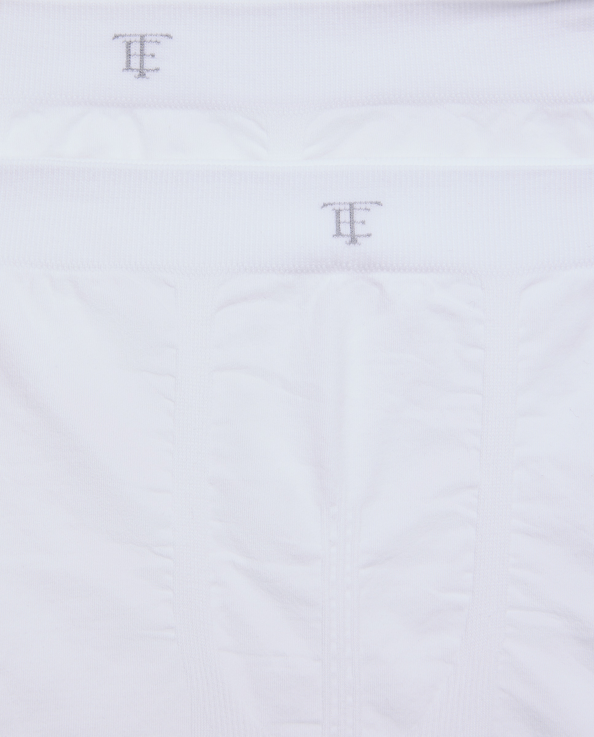 Pack de 2 Boxers Lisos de Malha sem Costuras Branco-3