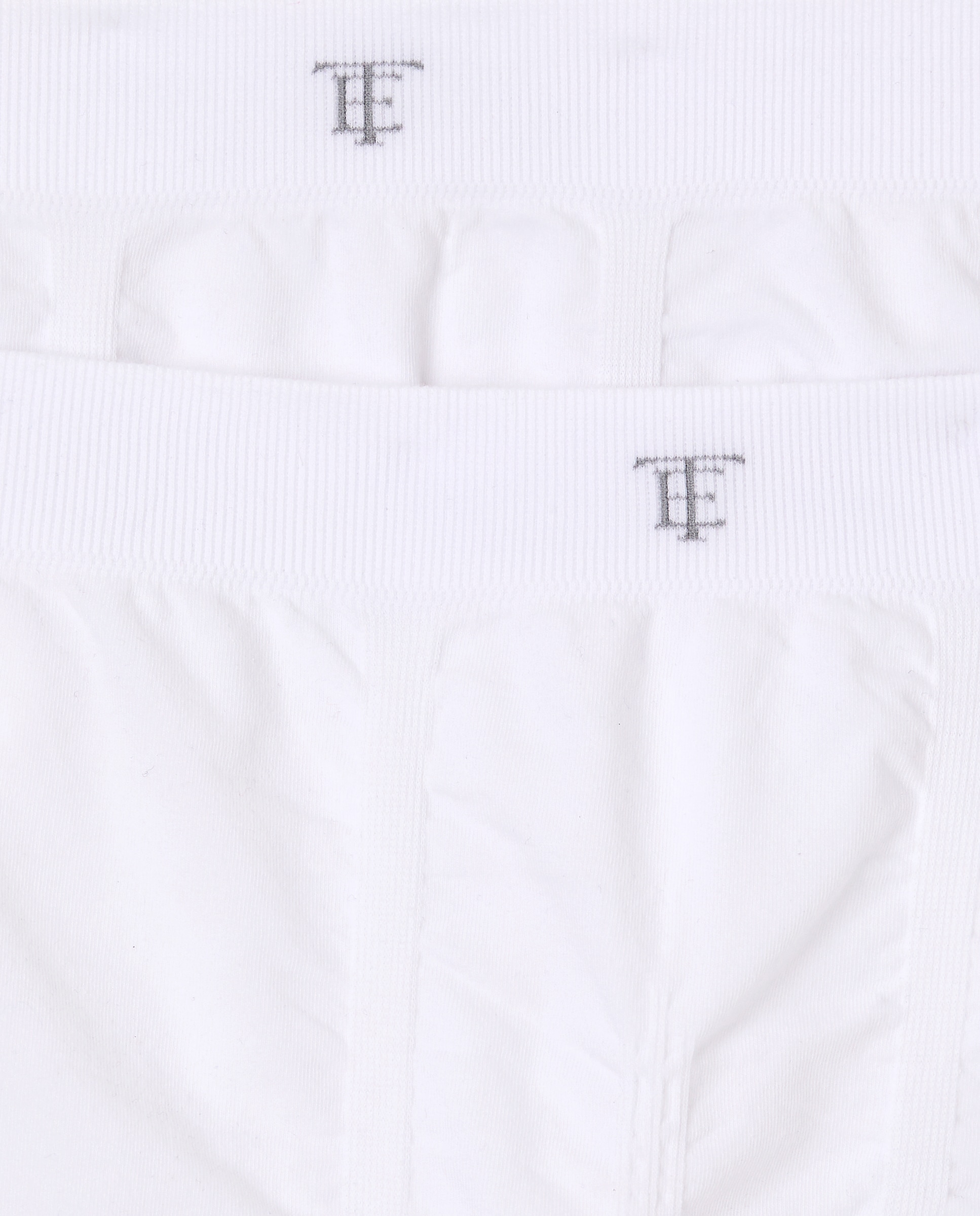 Pack de 2 Boxers Lisos de Malha sem Costuras Branco-4