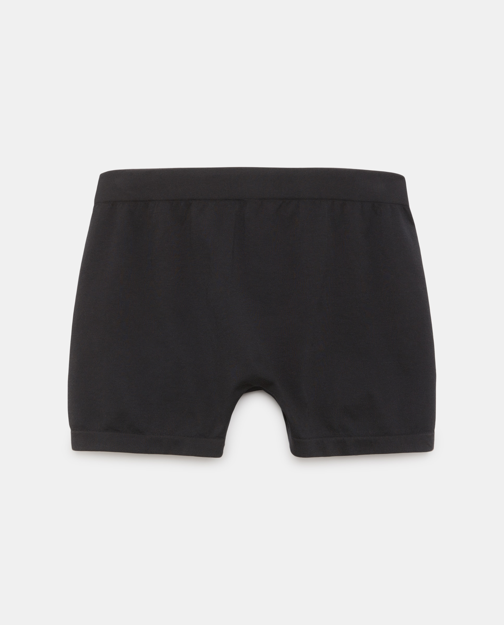 Pack de 2 Boxers Lisos de Malha sem Costuras Preto-2