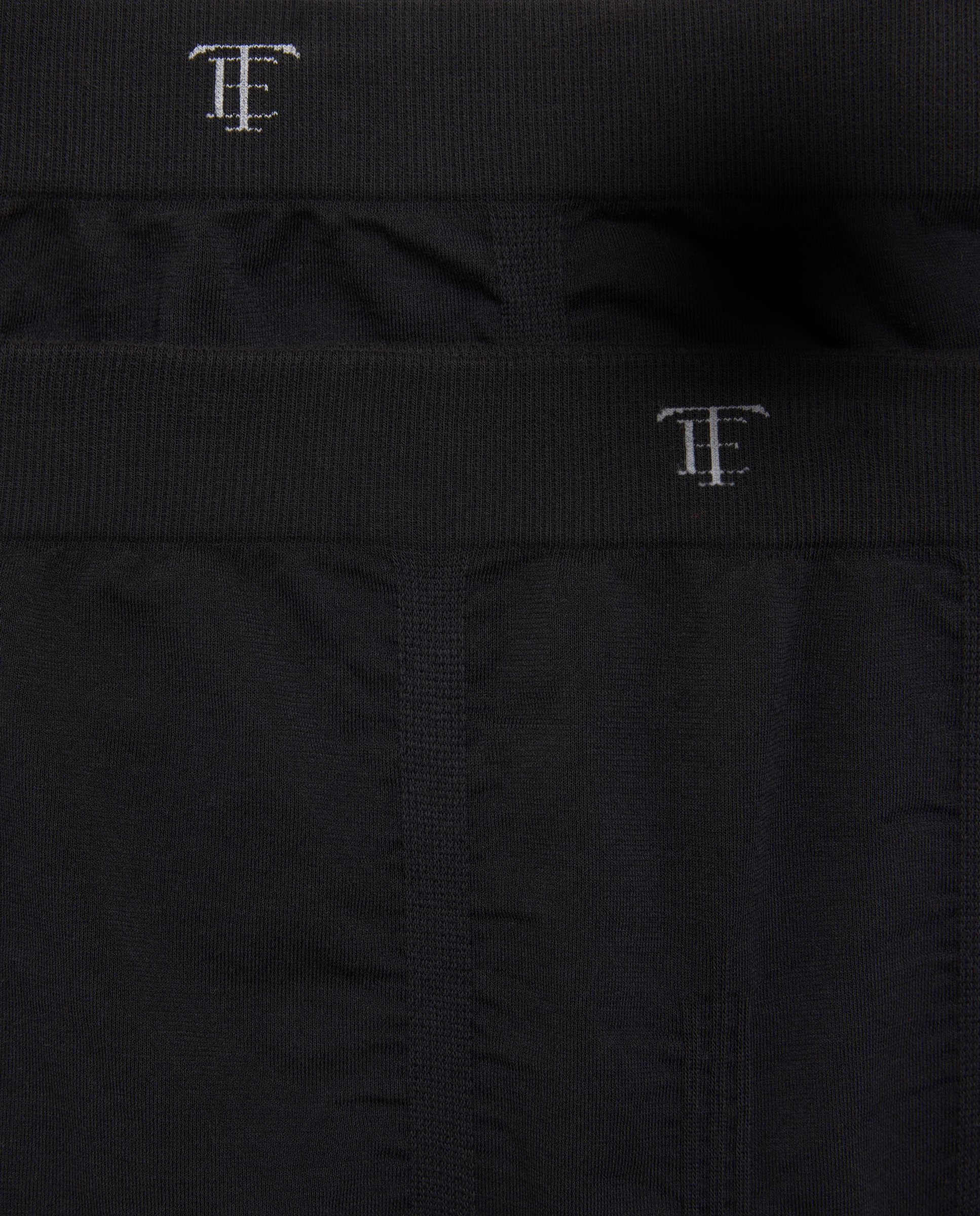Pack de 2 Boxers Lisos de Malha sem Costuras Preto-3